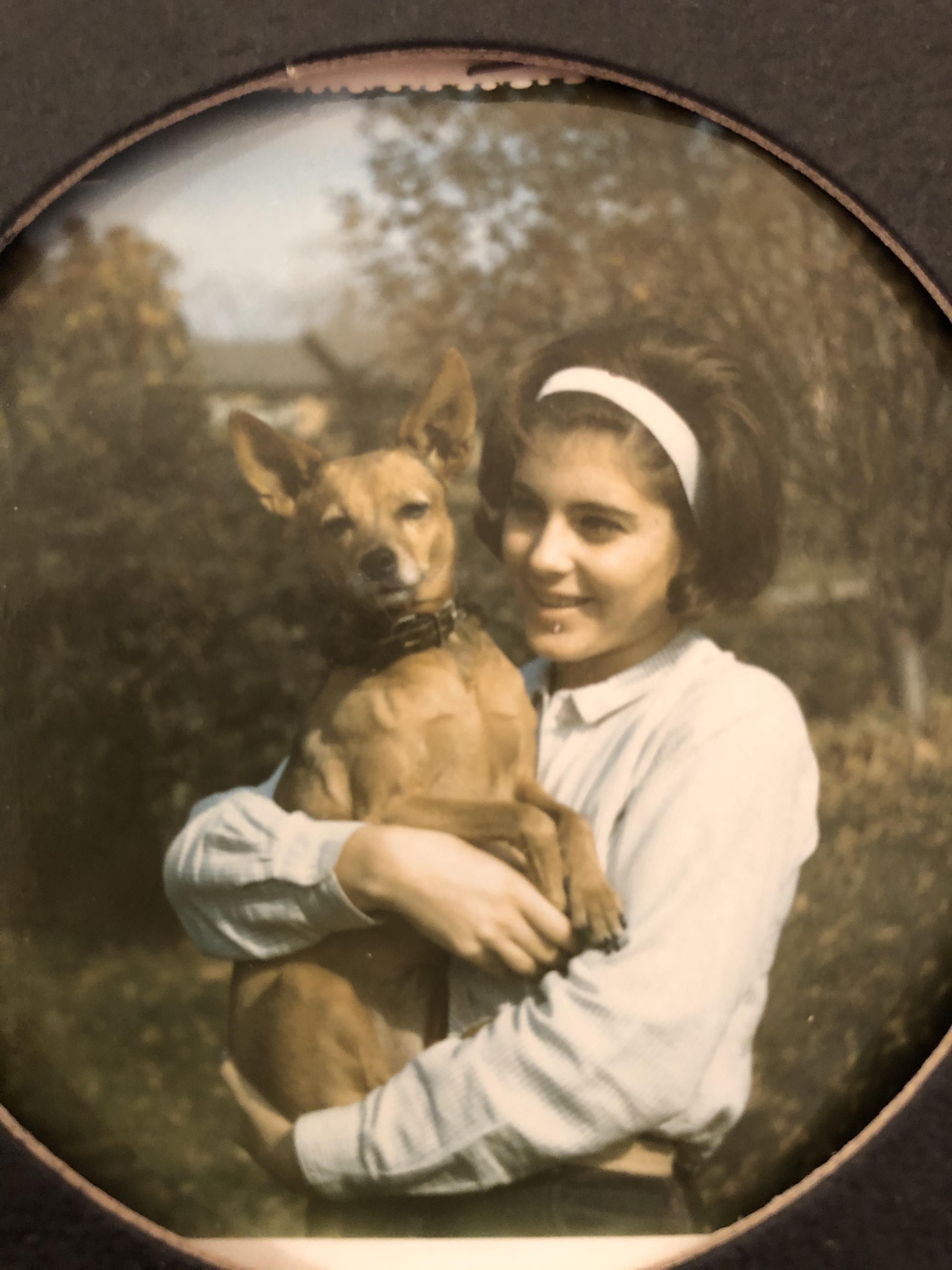 Sharyn with Heidi, her Manche…
