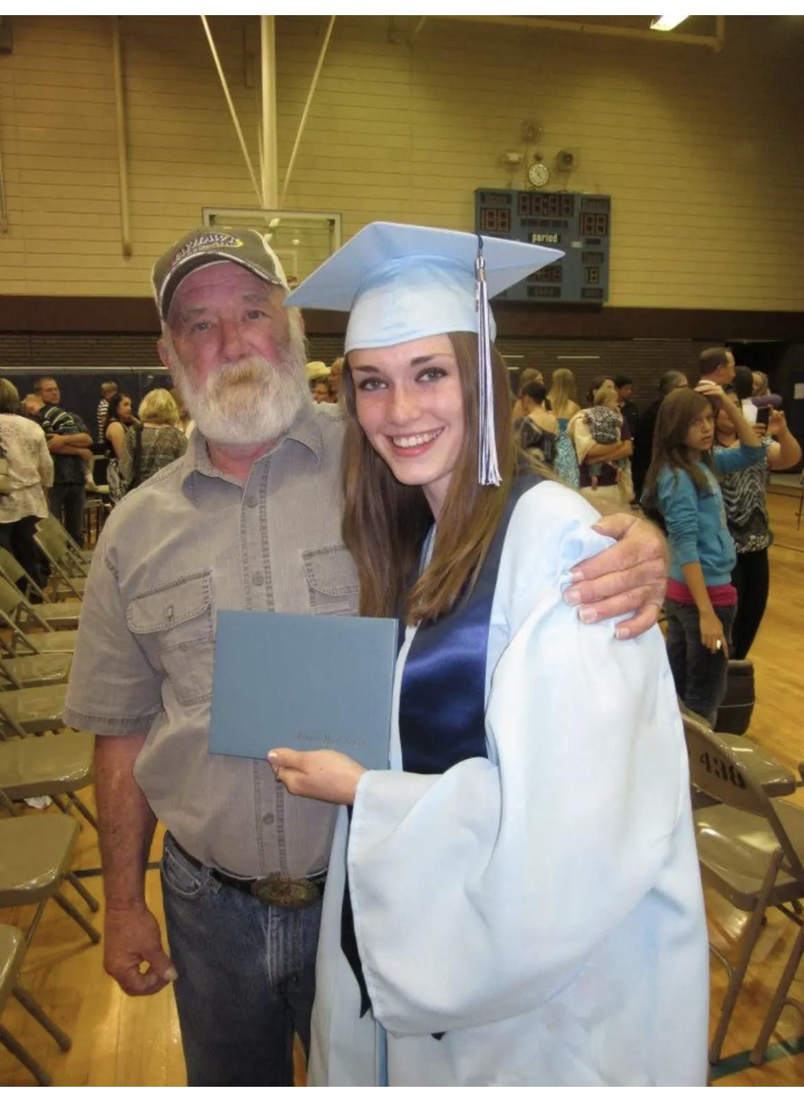 Grampy and I at my high schoo…