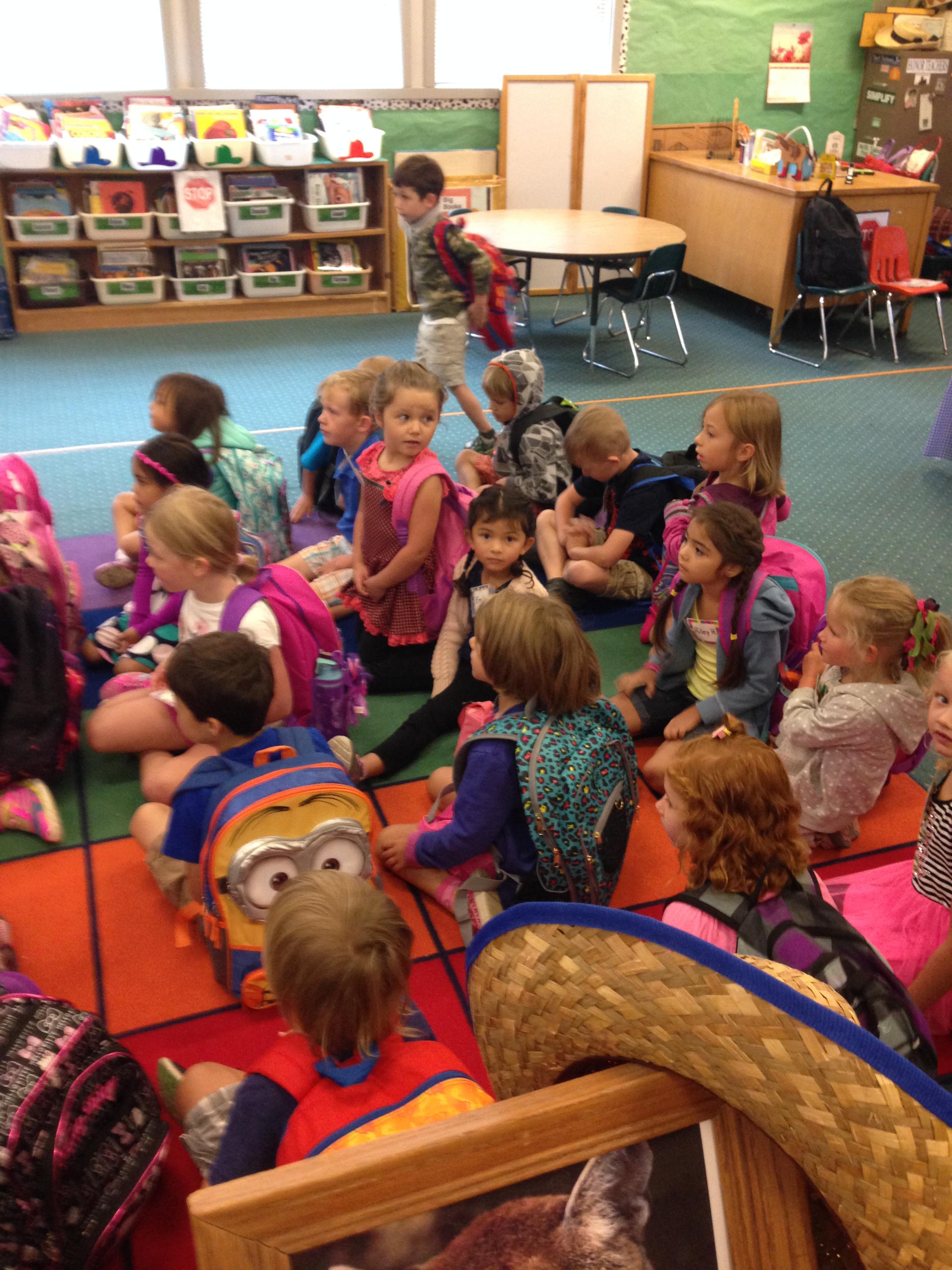 Emily and Riley in Kindergart…