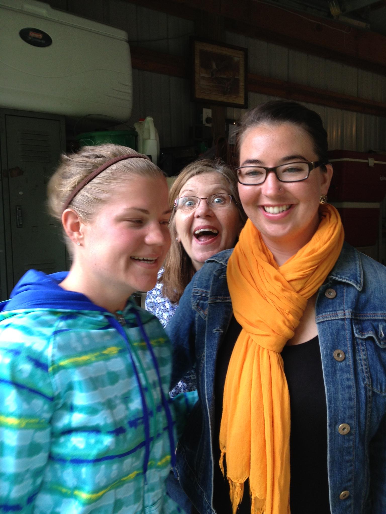 At my police academy graduati…