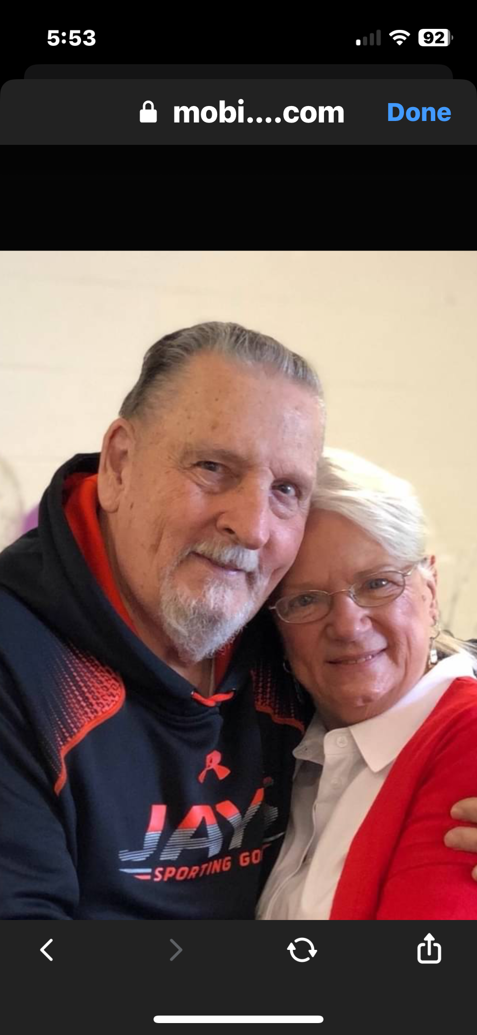 Cousin Wayne and Dianne Thomas