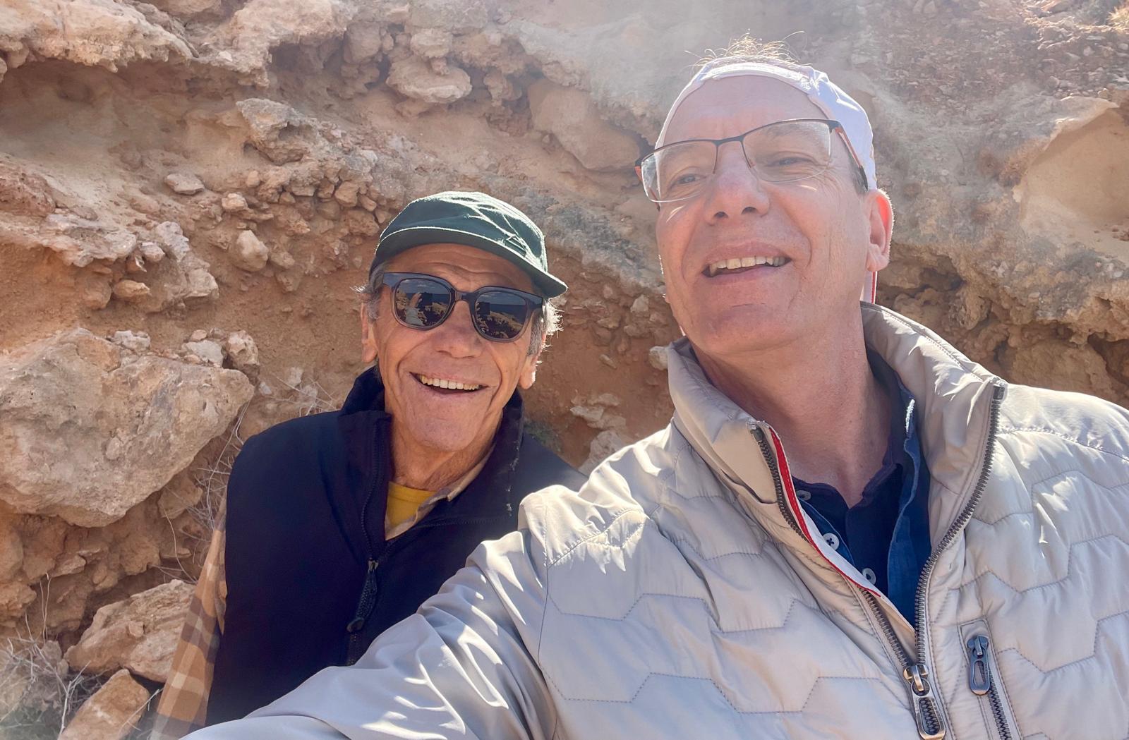 Riad and Amin Saidoun on hike