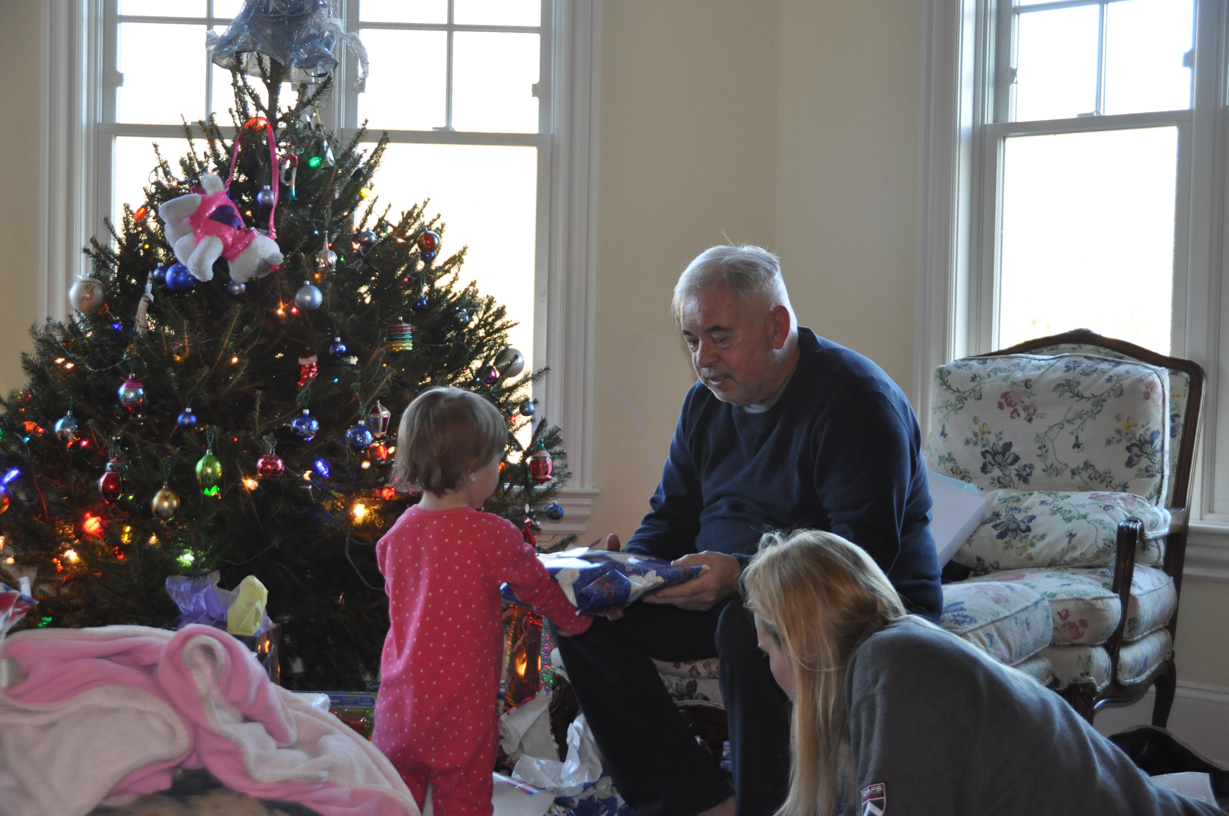 John with his granddaughter H…