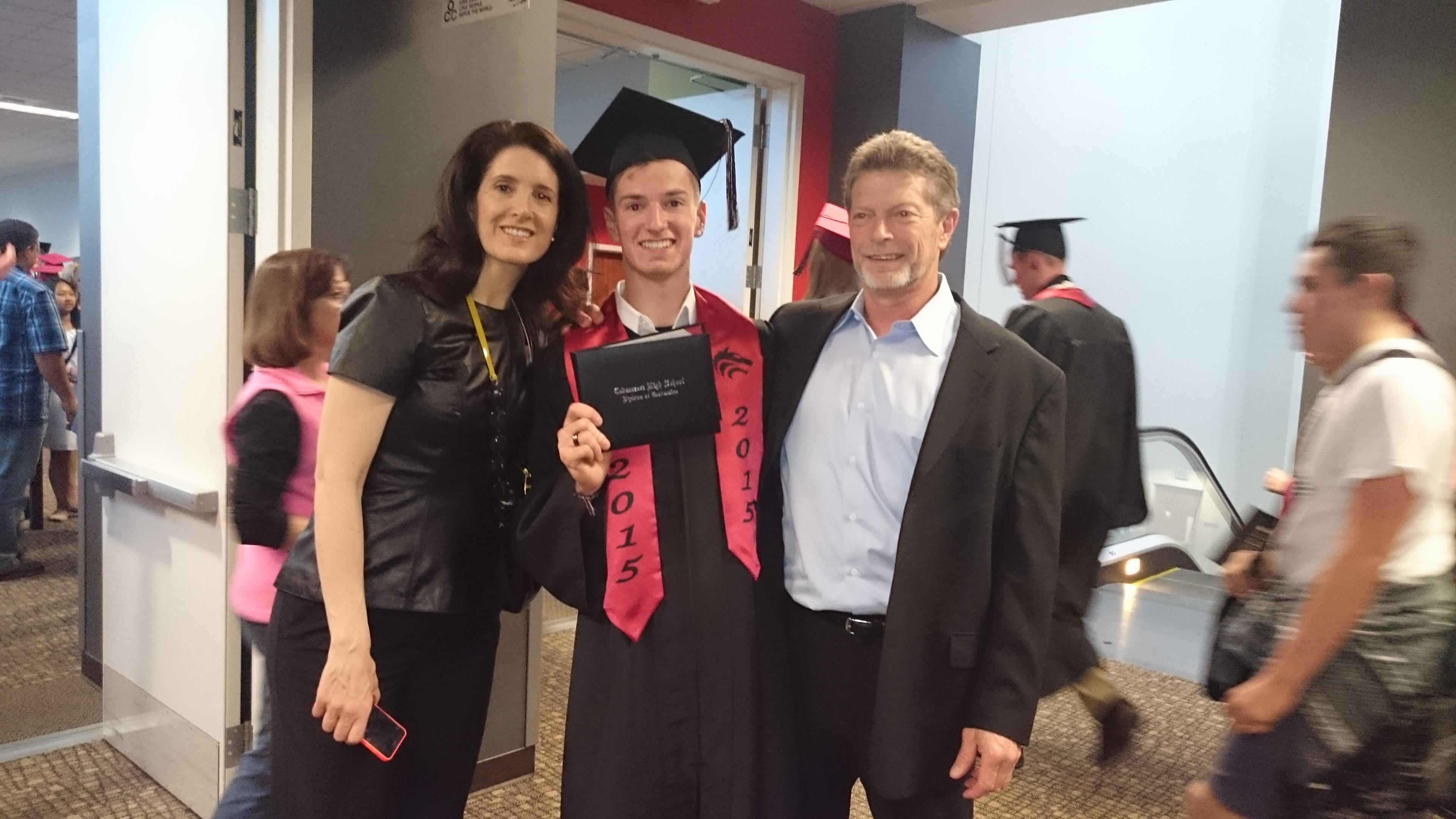 Daniel's gratuation day. With…