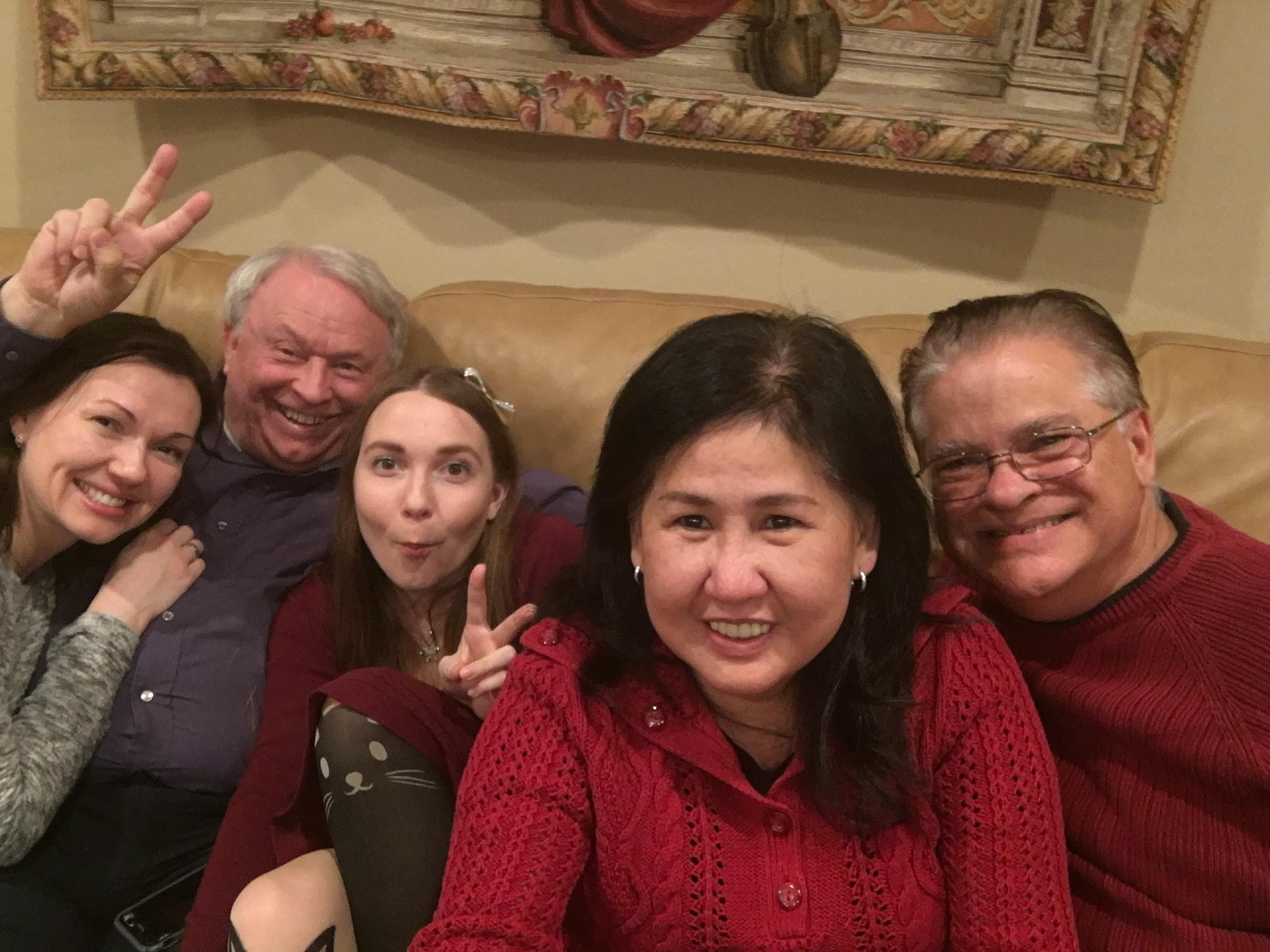 Gordon, Sianny, My mom, Wayne…