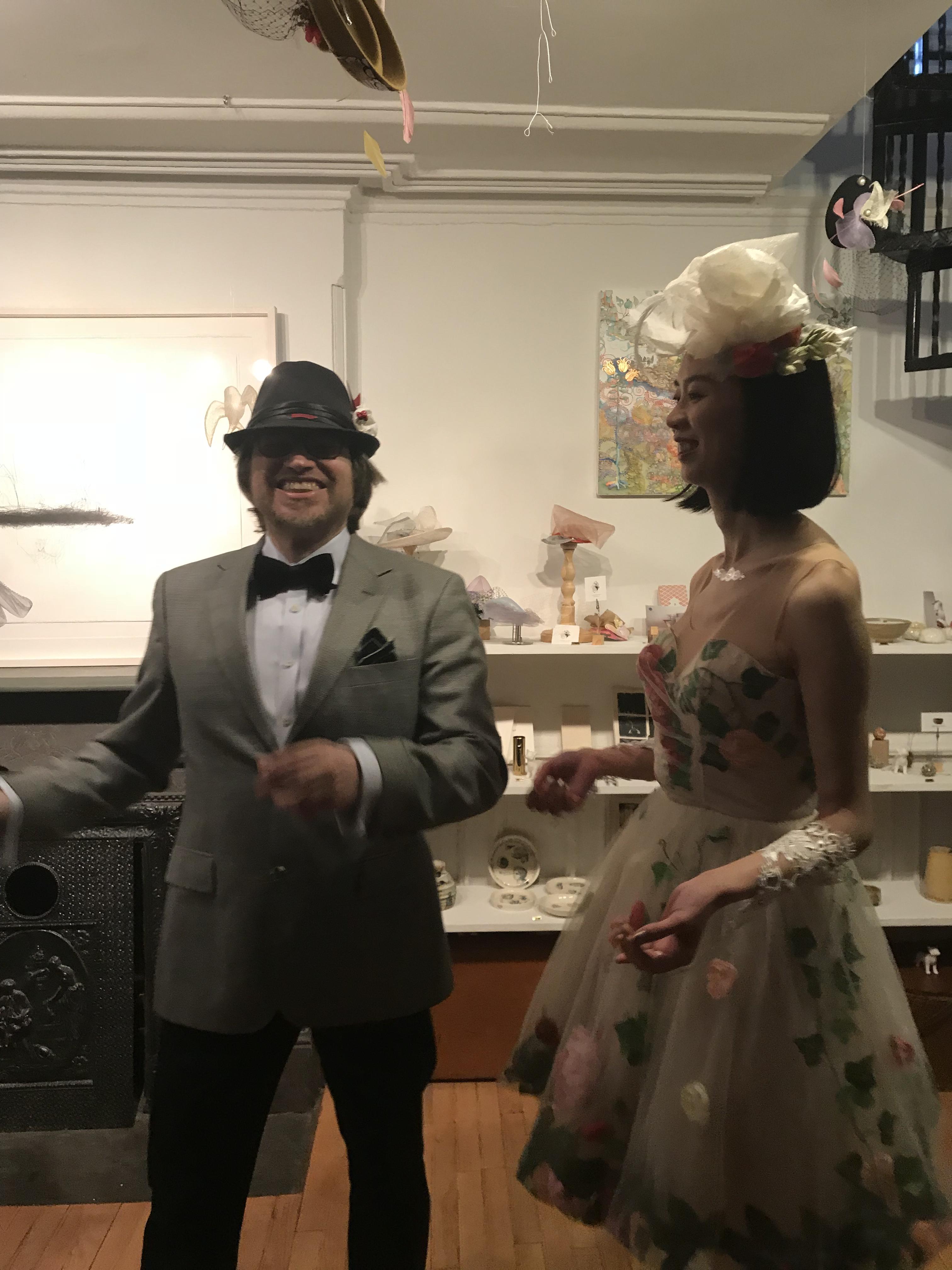 Eugene and Echo were dancing.