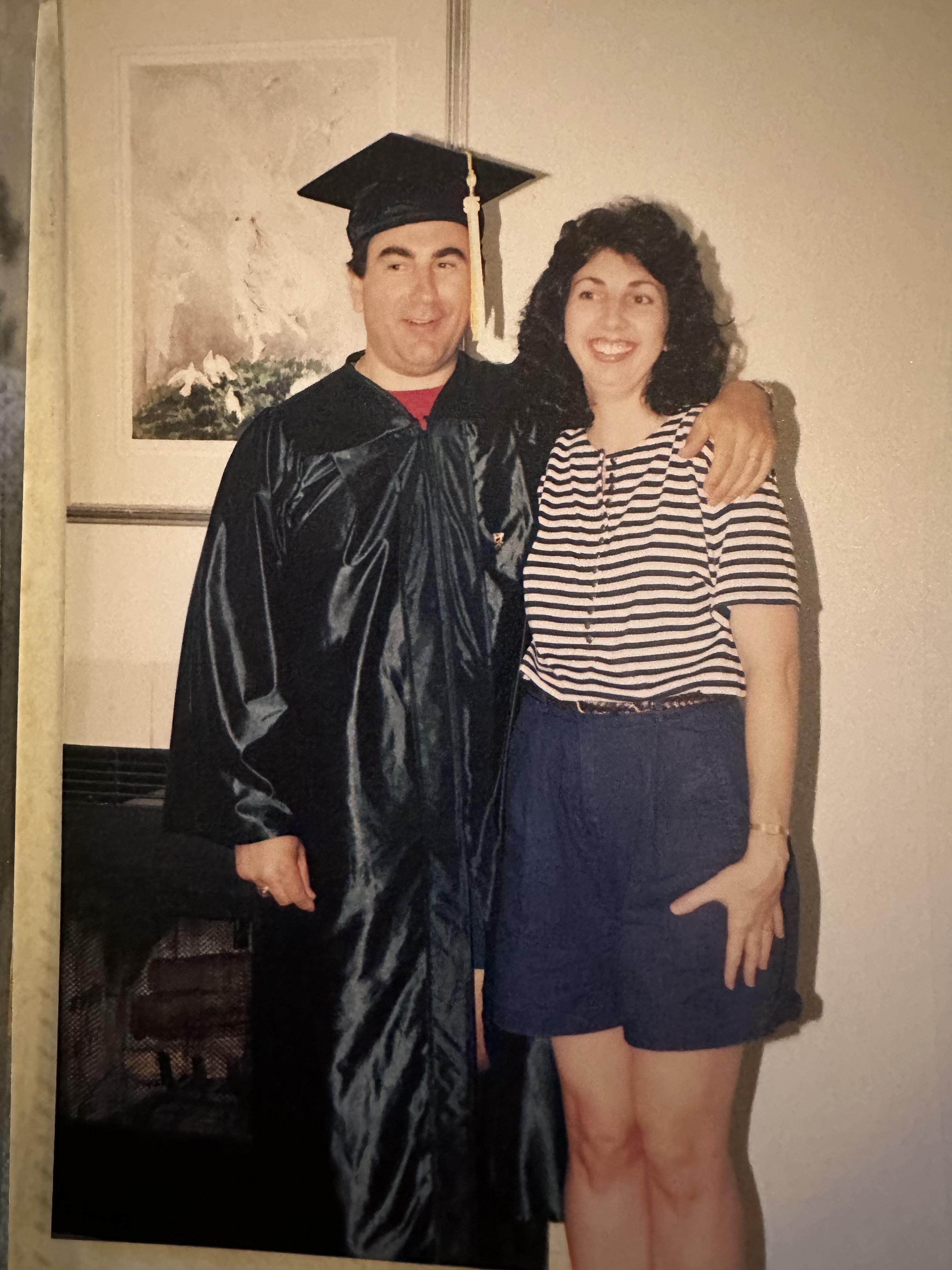 Skip and Connie as he graduat…