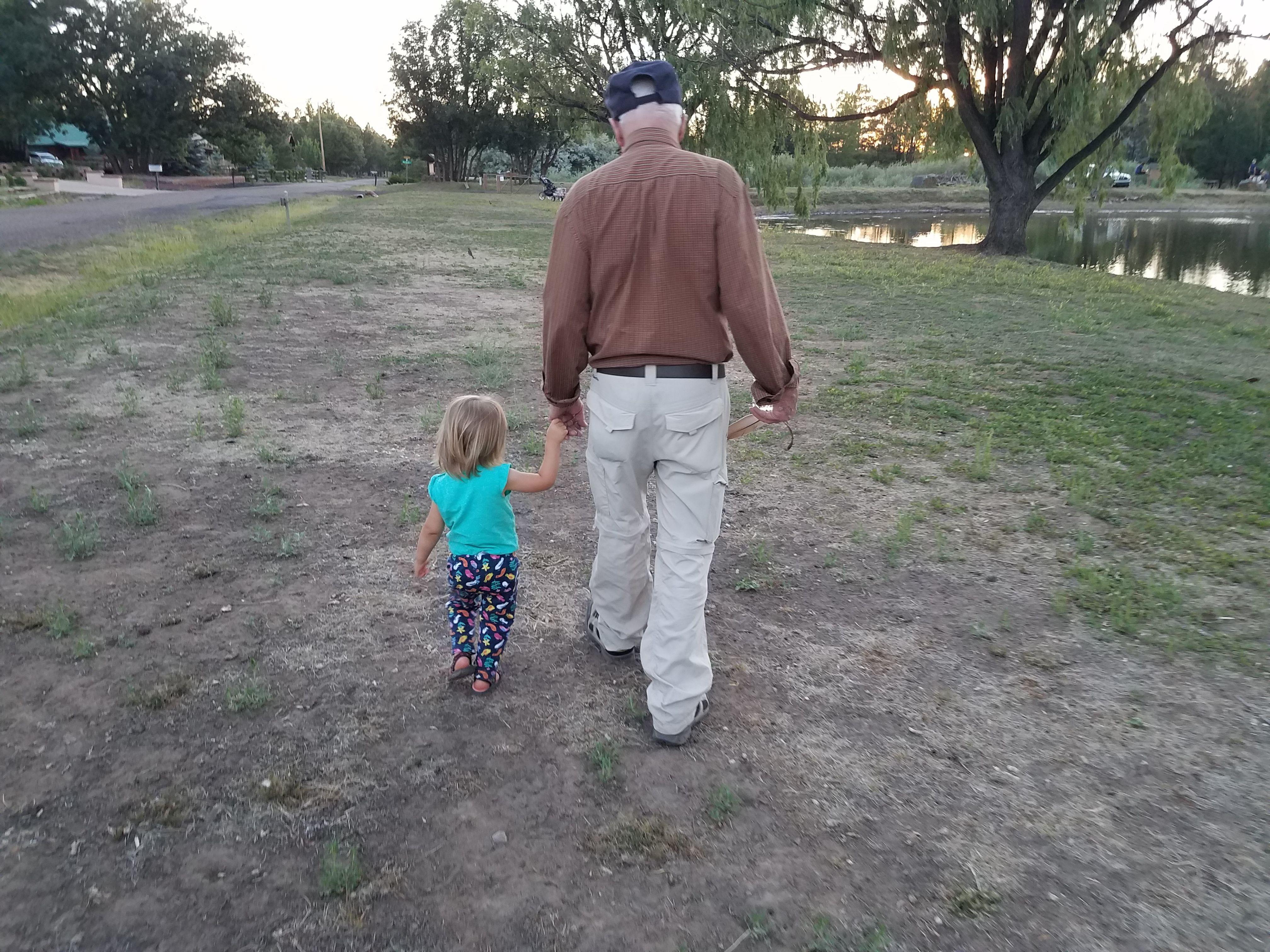 Grandpa and Lexa Lou