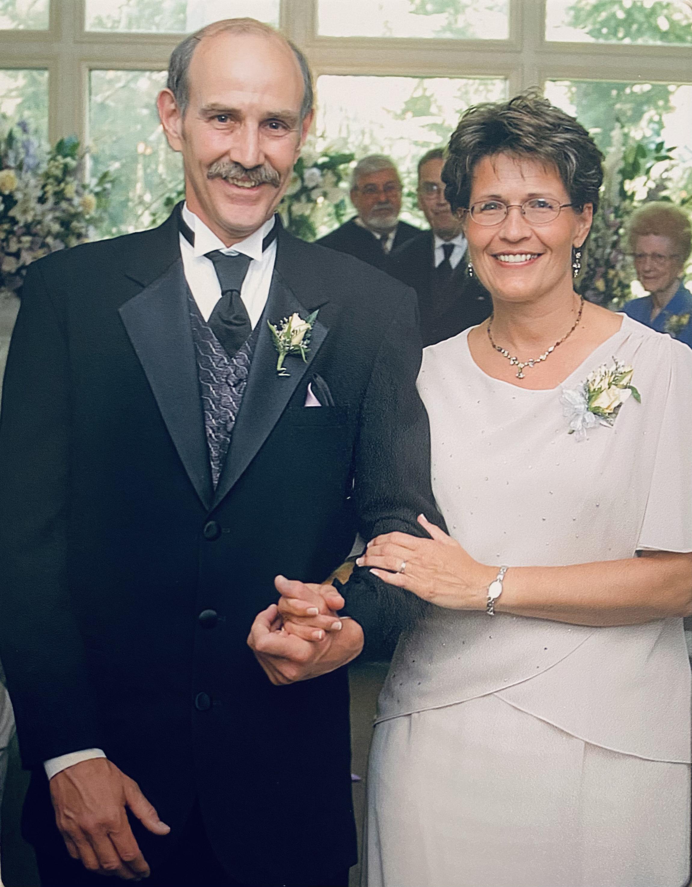 Dad & Mom at our wedding