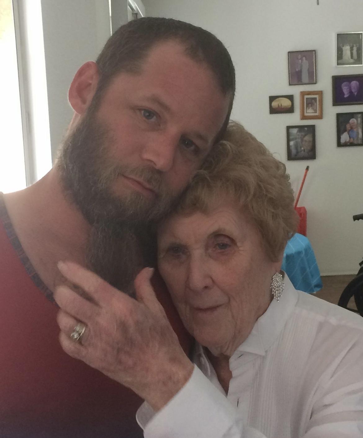 Dave and Grandma Cleo