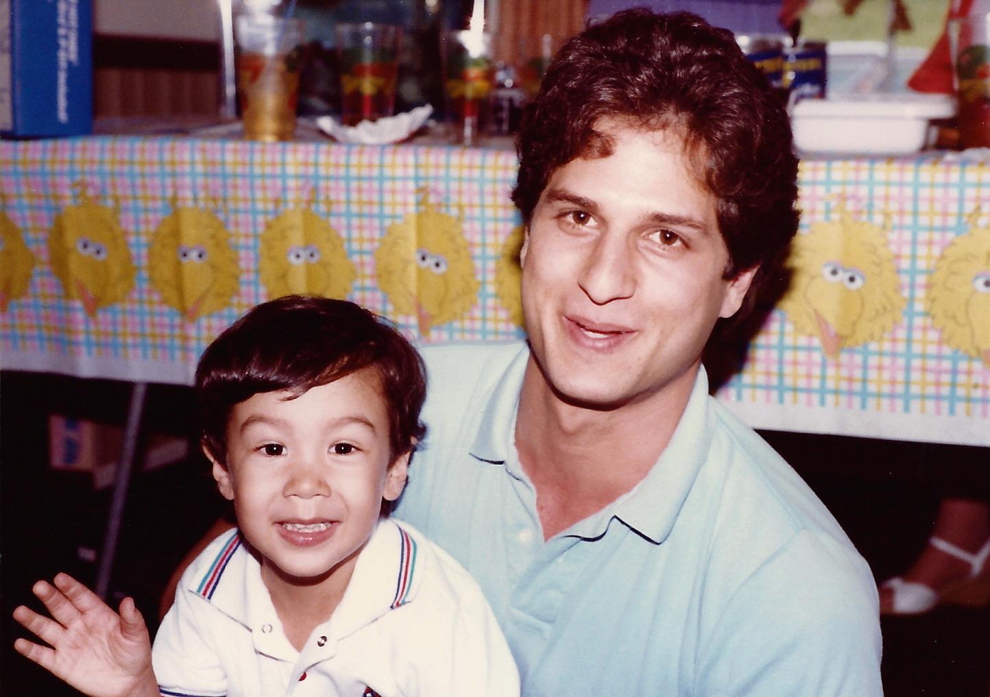 With my Uncle Glen on my 3rd …