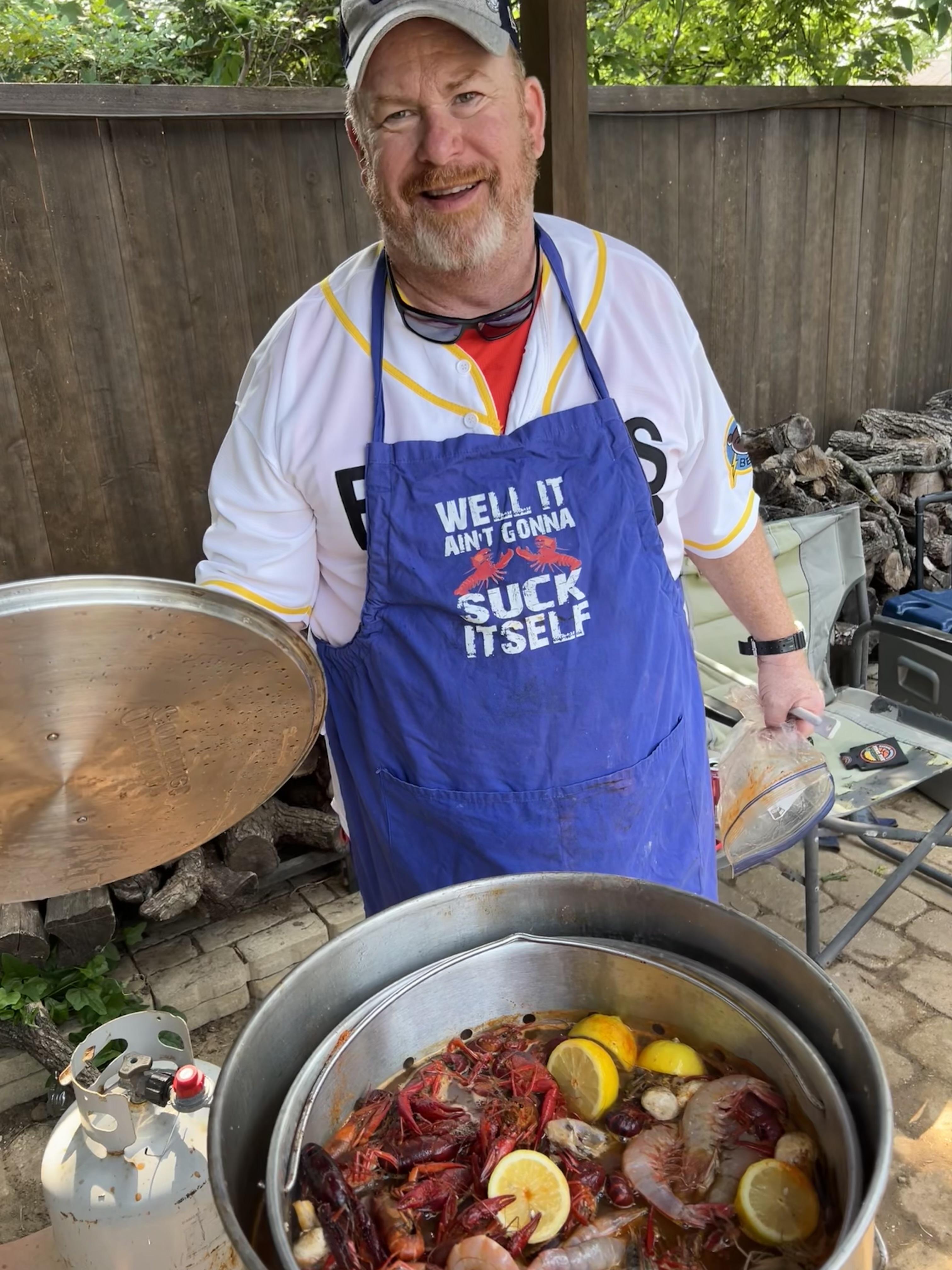 Digging the apron