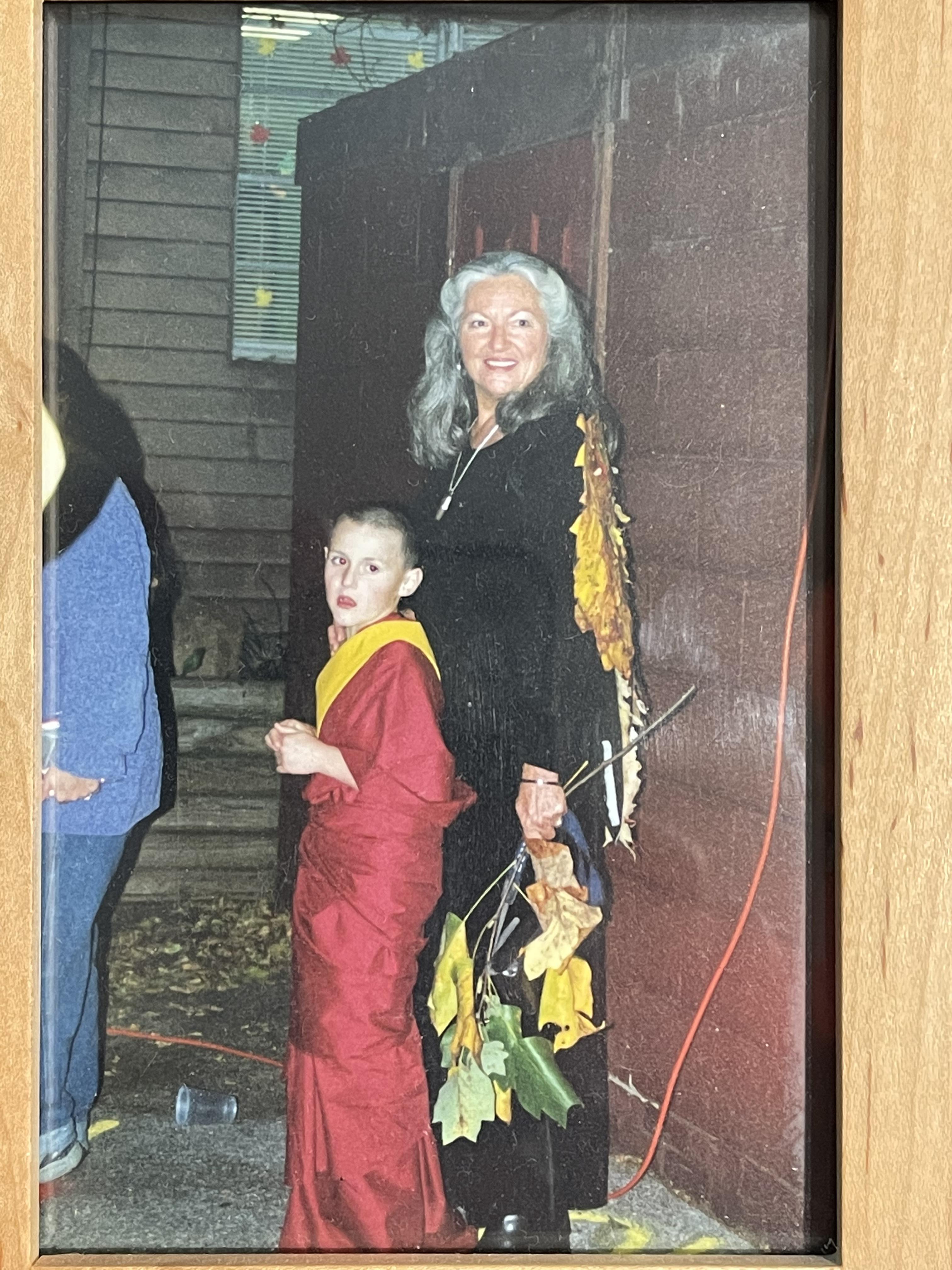 Q as Dali Lama with his deare…