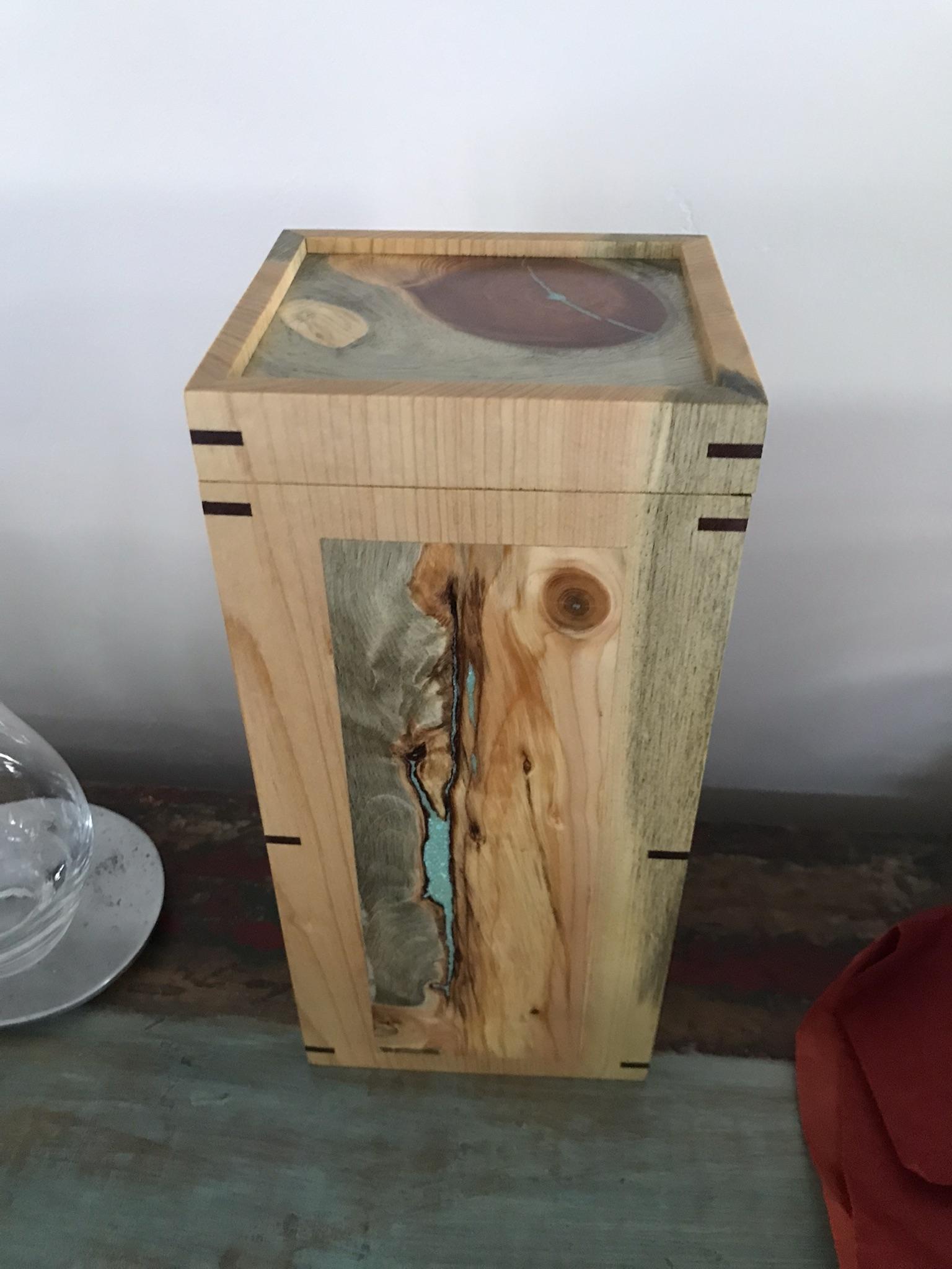A beautiful beetle kill urn h…