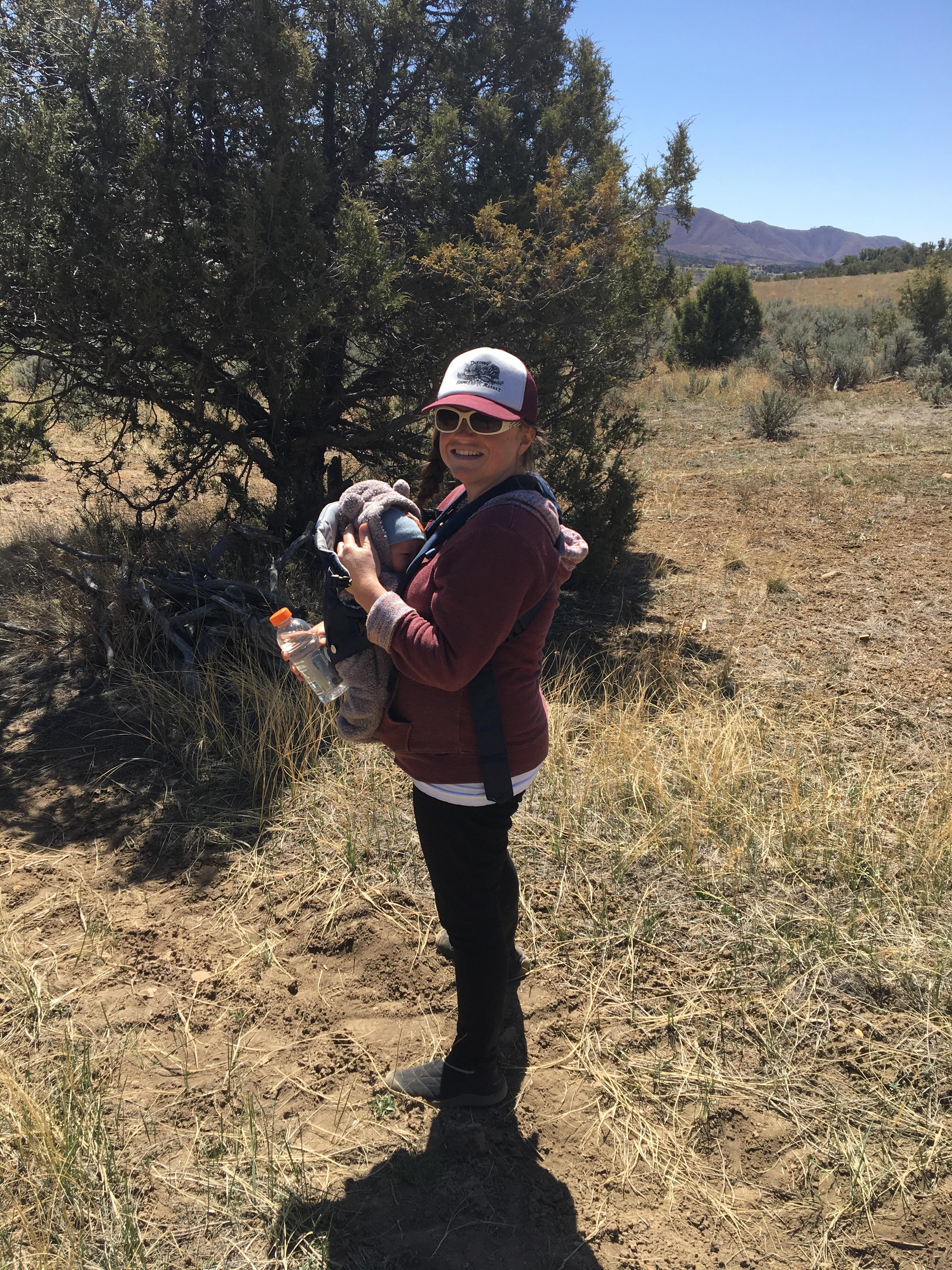 Kendra out on one of her firs…