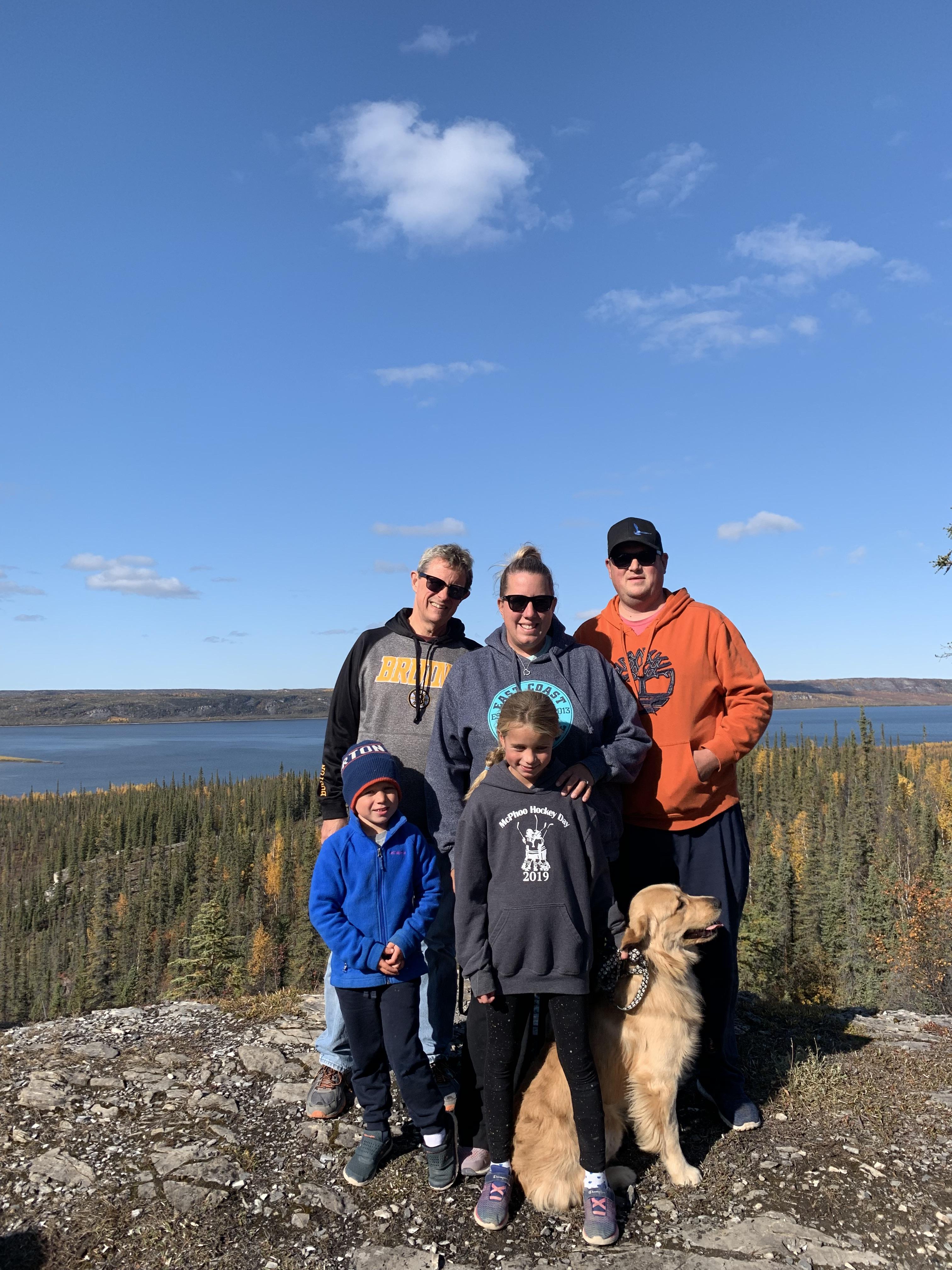 Grandad visits Inuvik