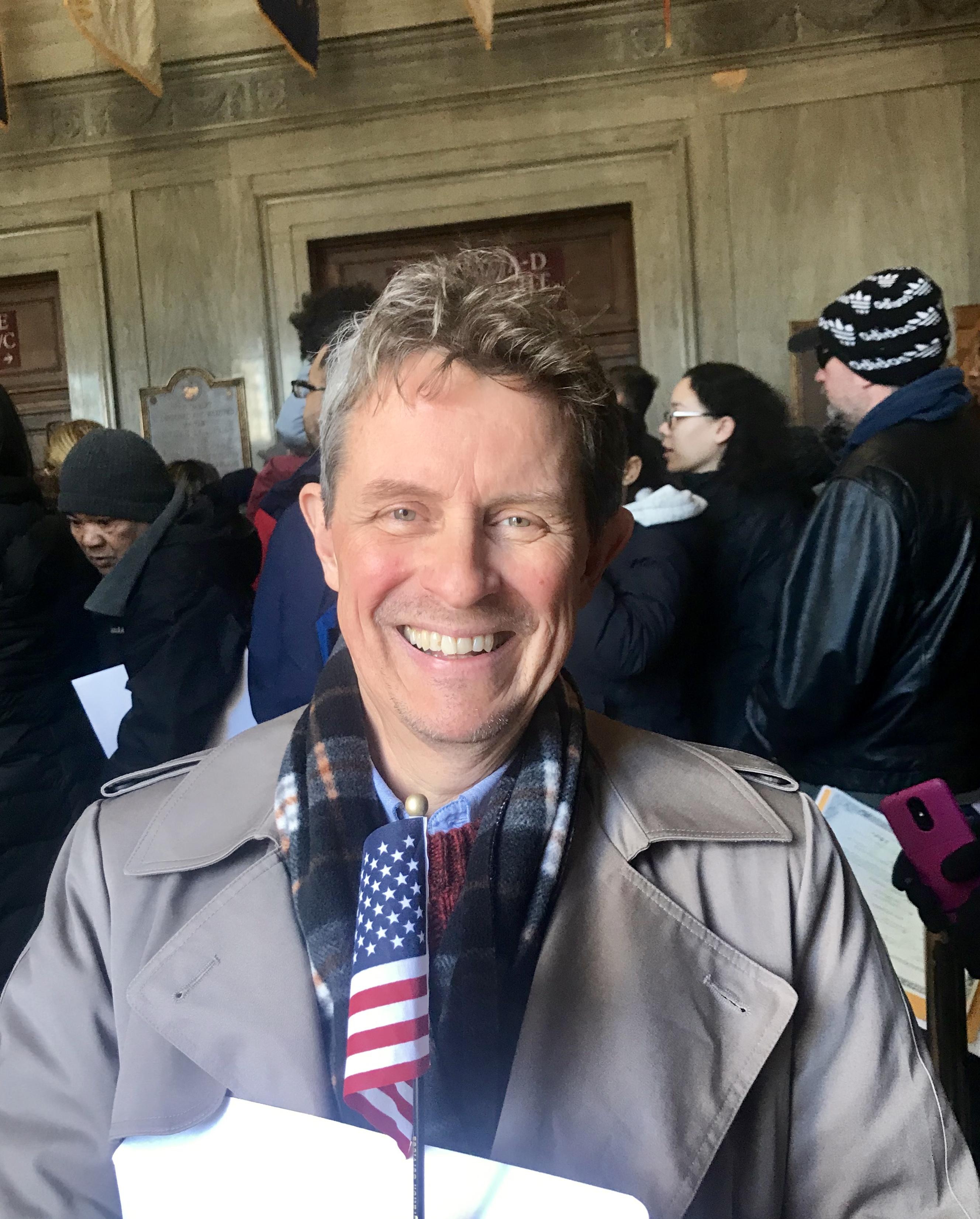 Getting his US citizenship 🇺🇸