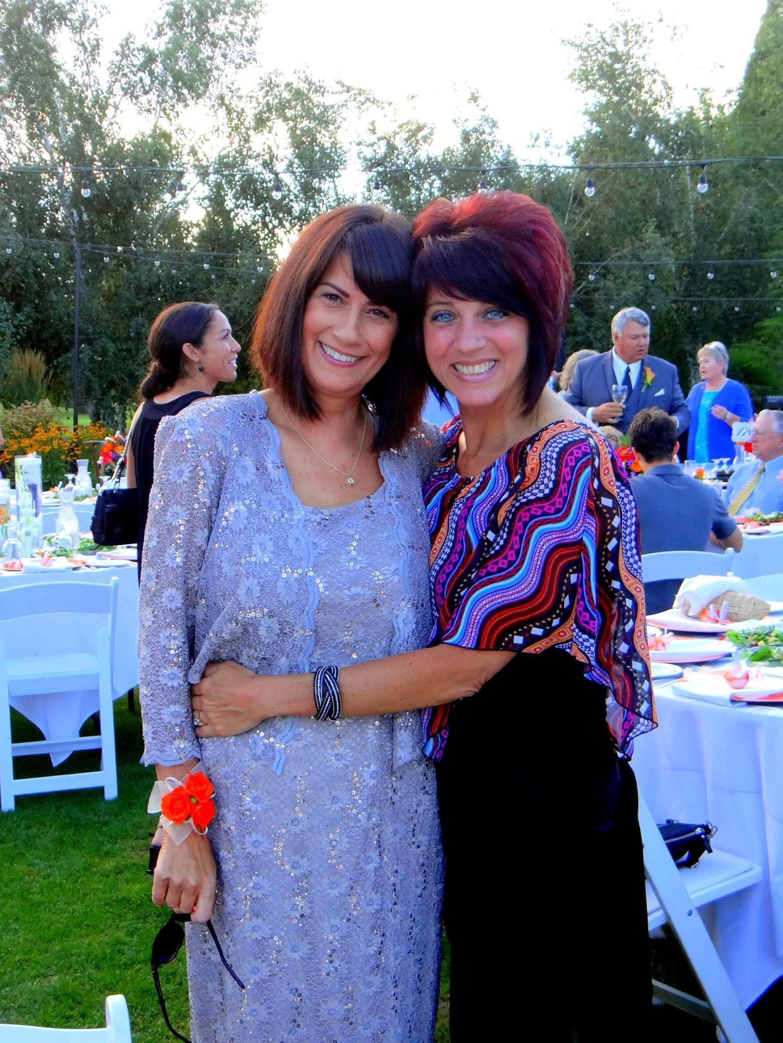 Angie and Auntie Barb looking…