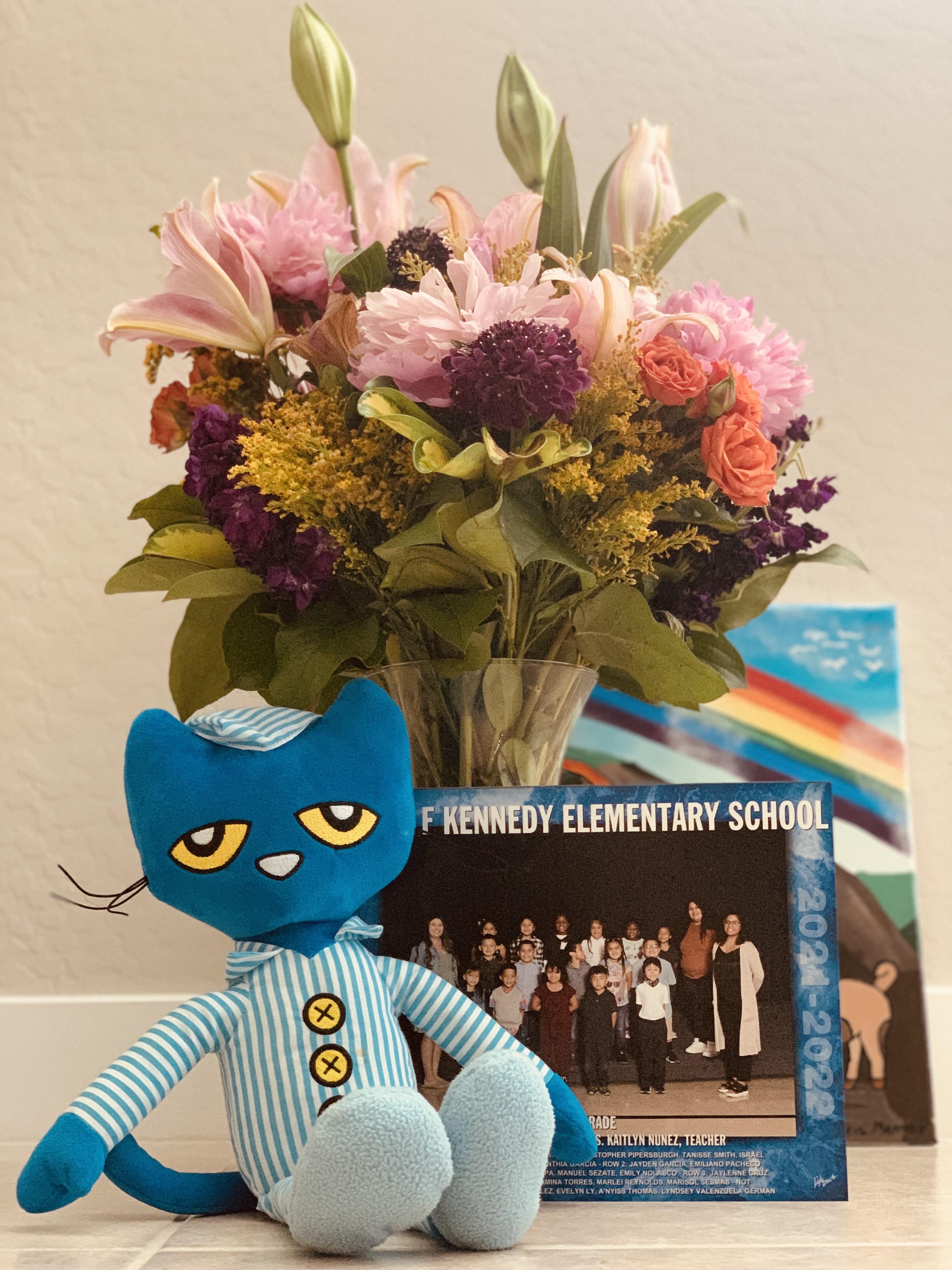 Thank you for the flowers!