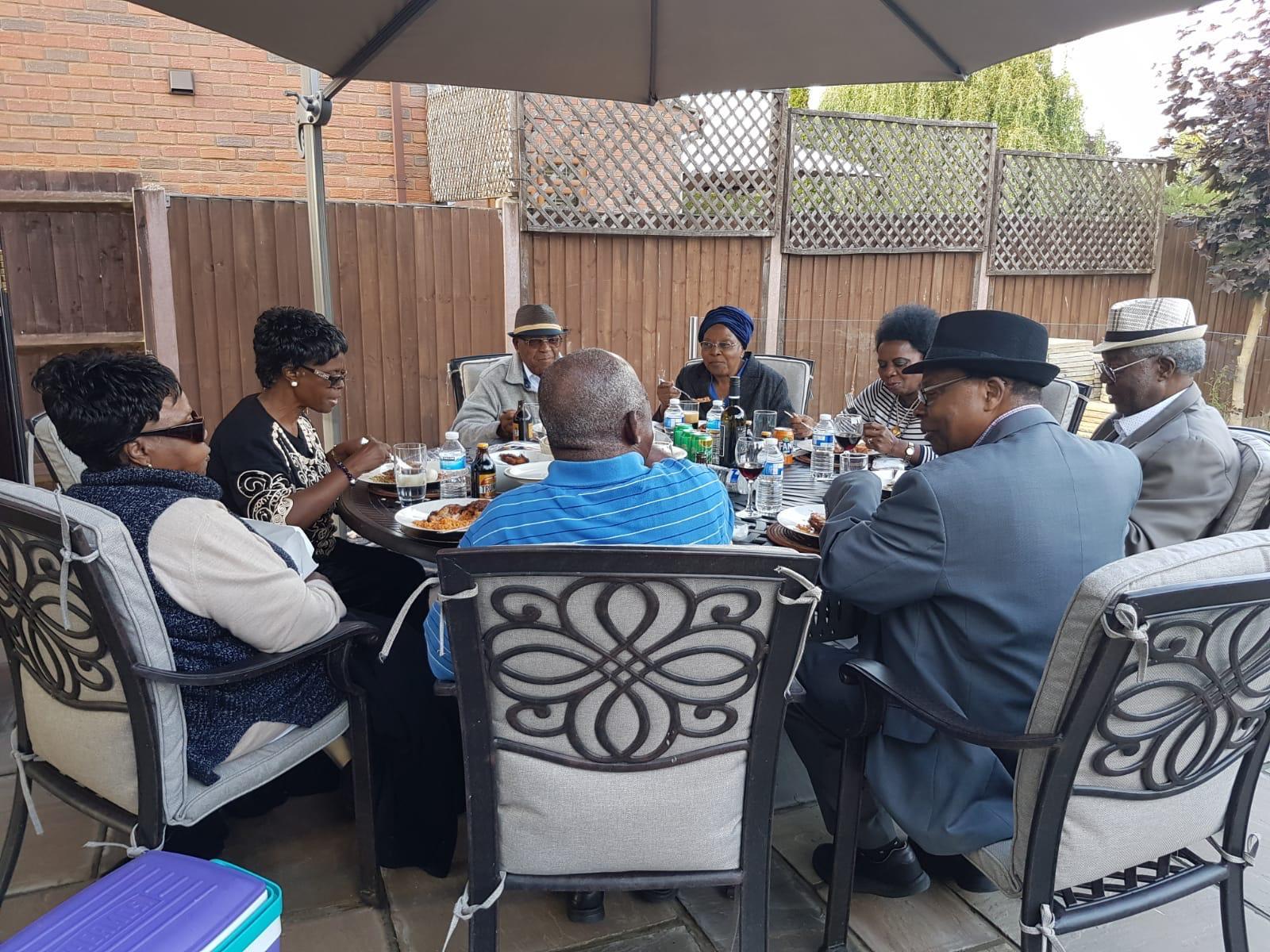 Garden get together with old …