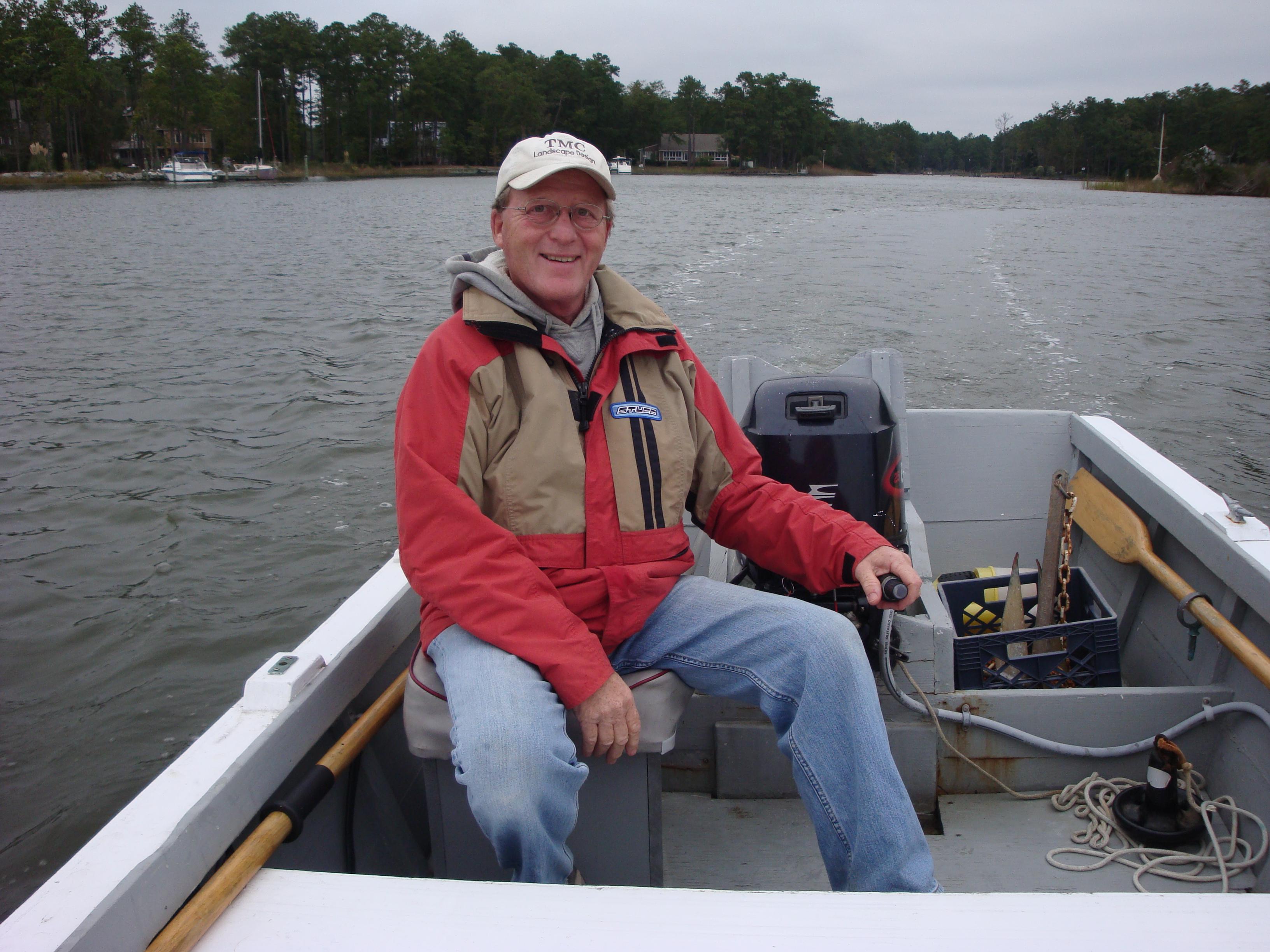 Jim crewing his boat during L…