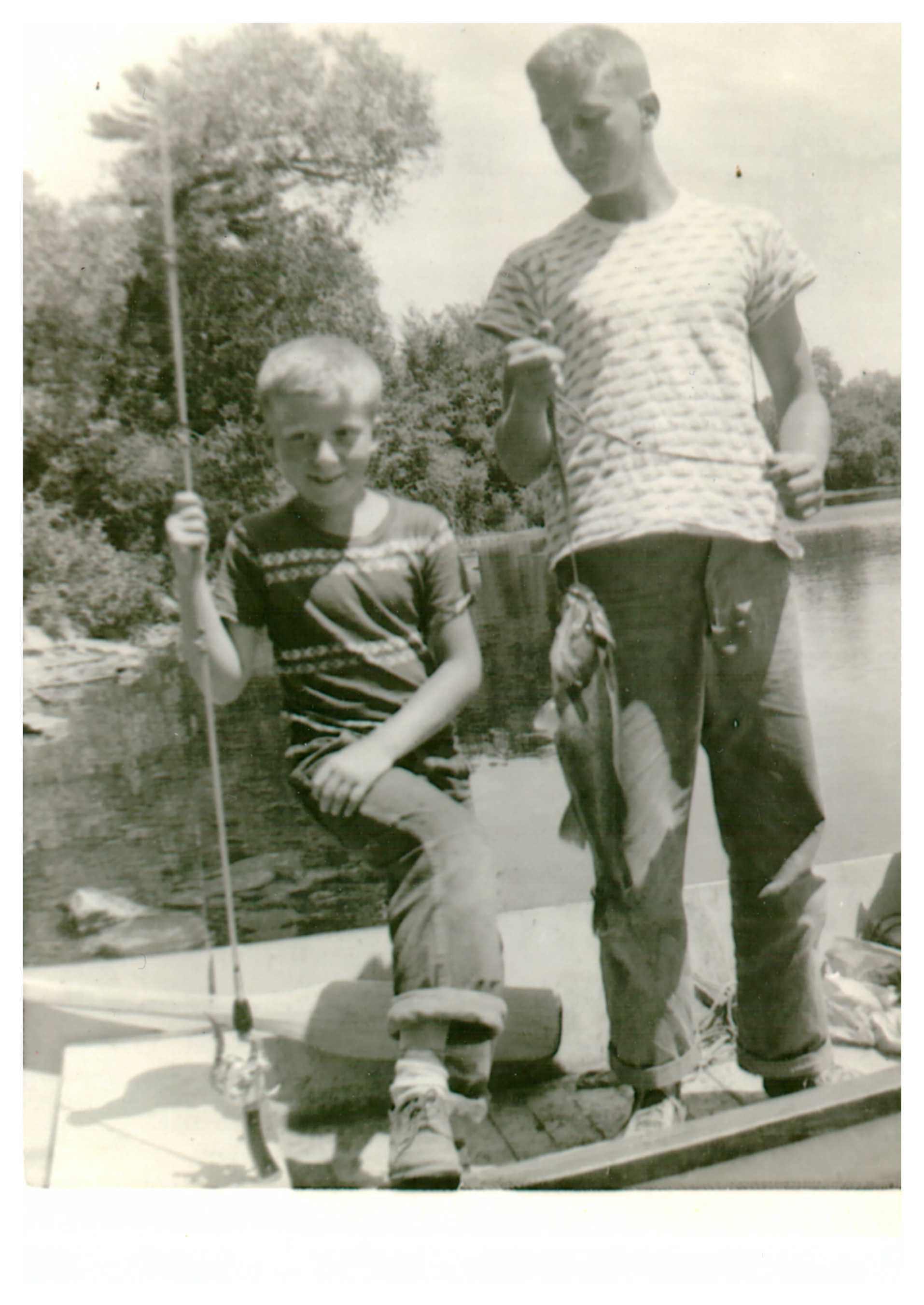 His love of boats and fishing…