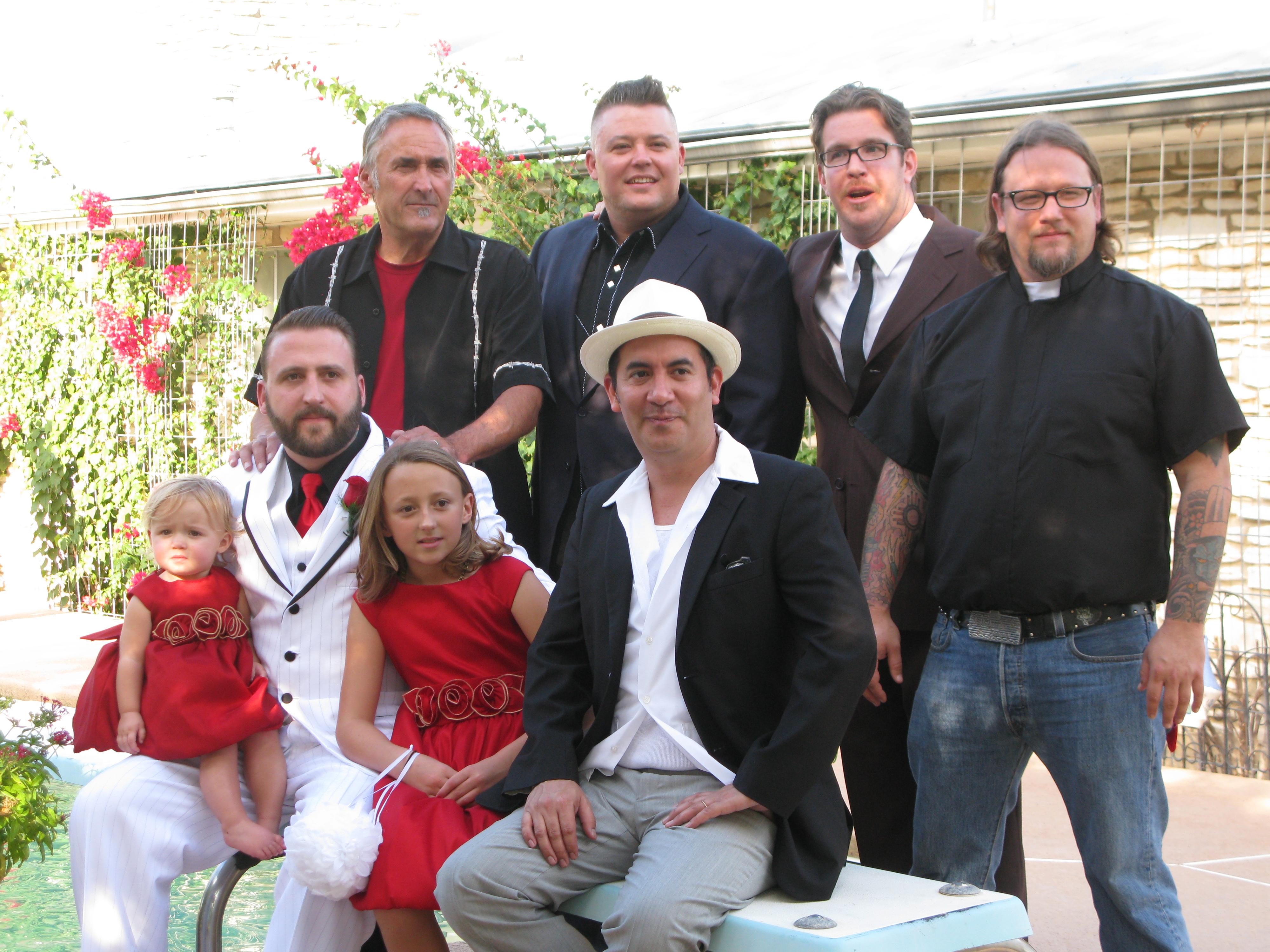 At his brother Nathan’s weddi…