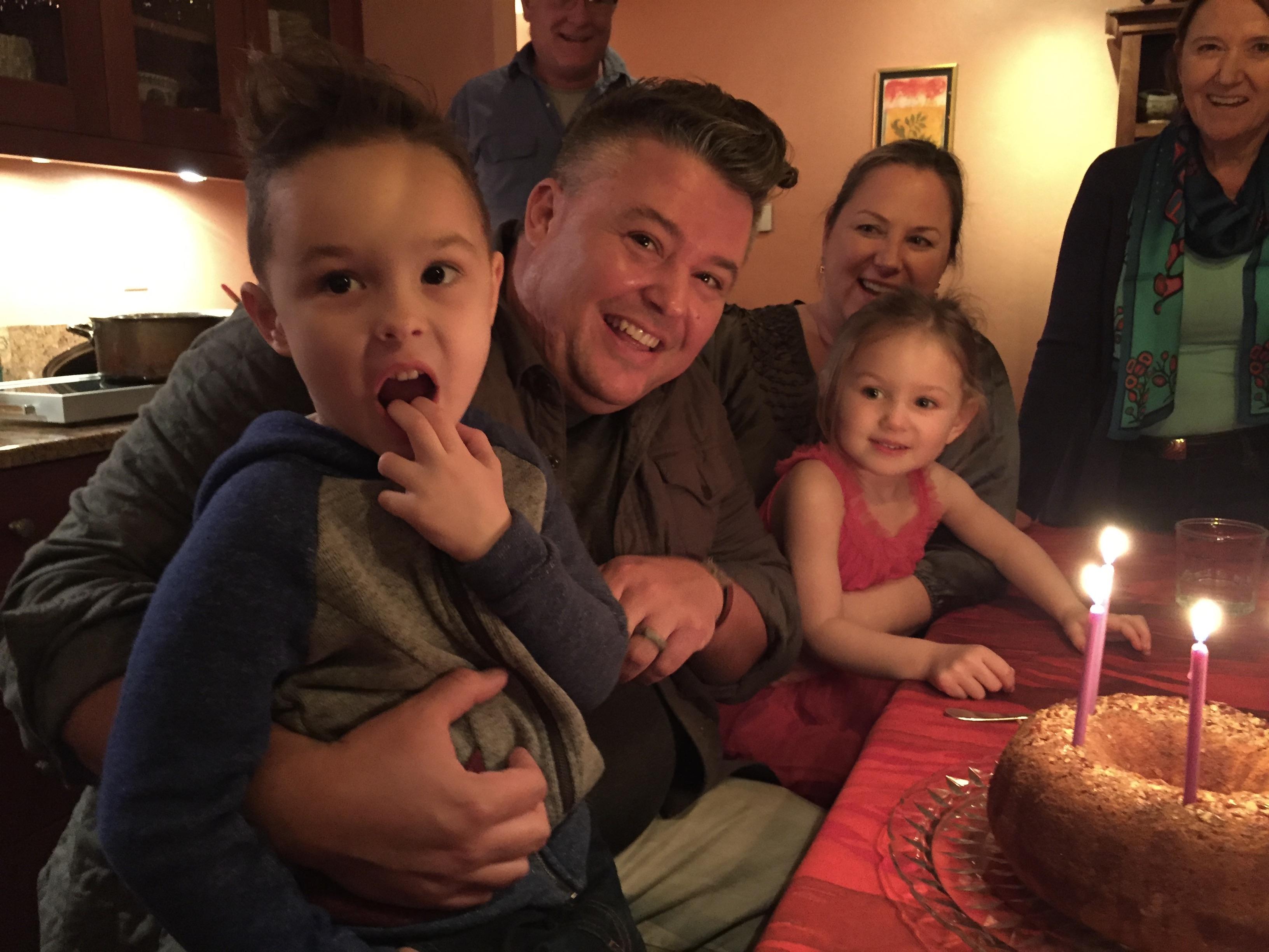 Celebrating his birthday at o…