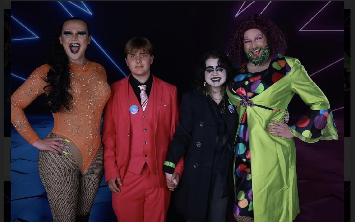 Ashton and Casper at prom