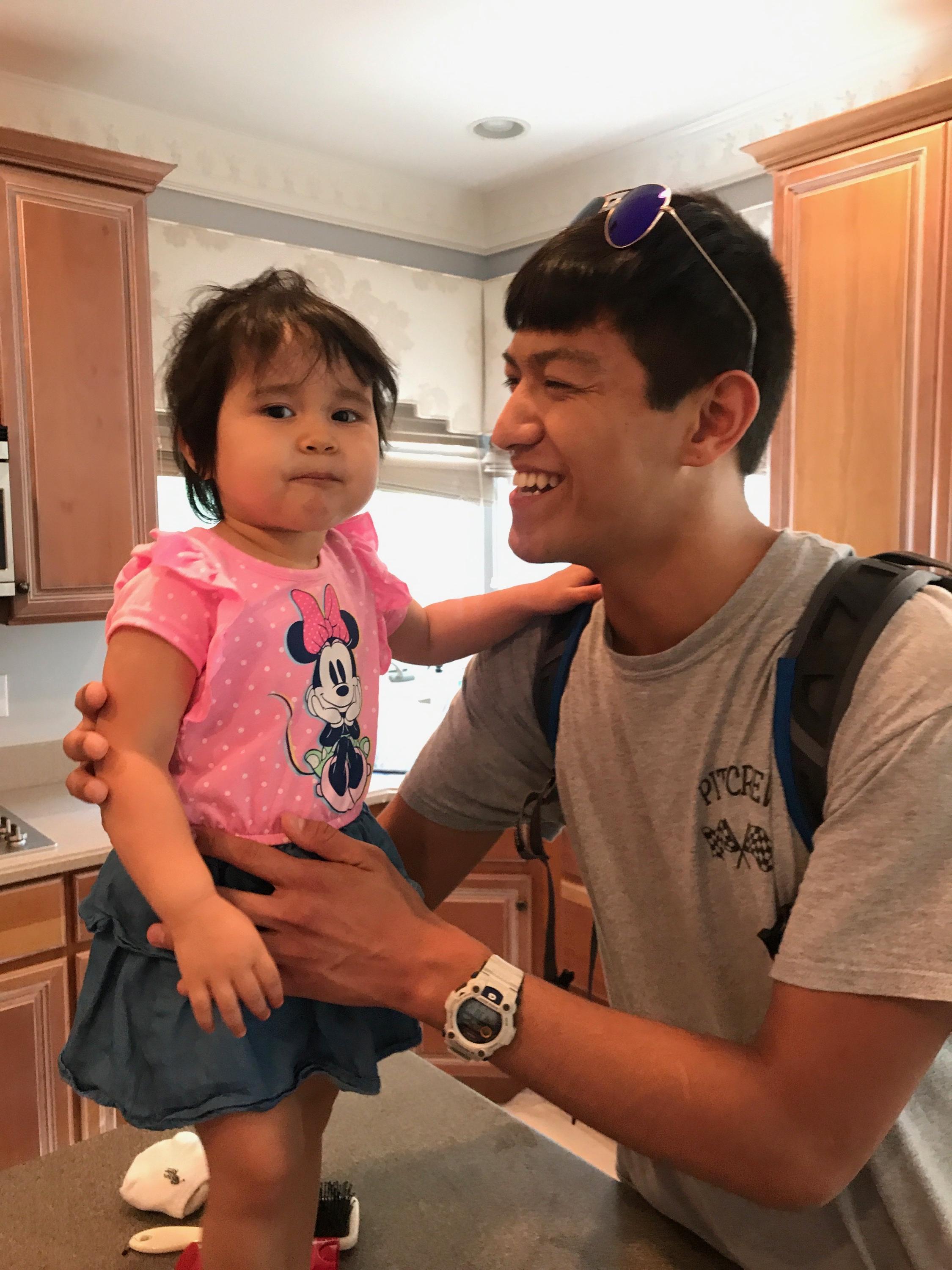 With Mia!
