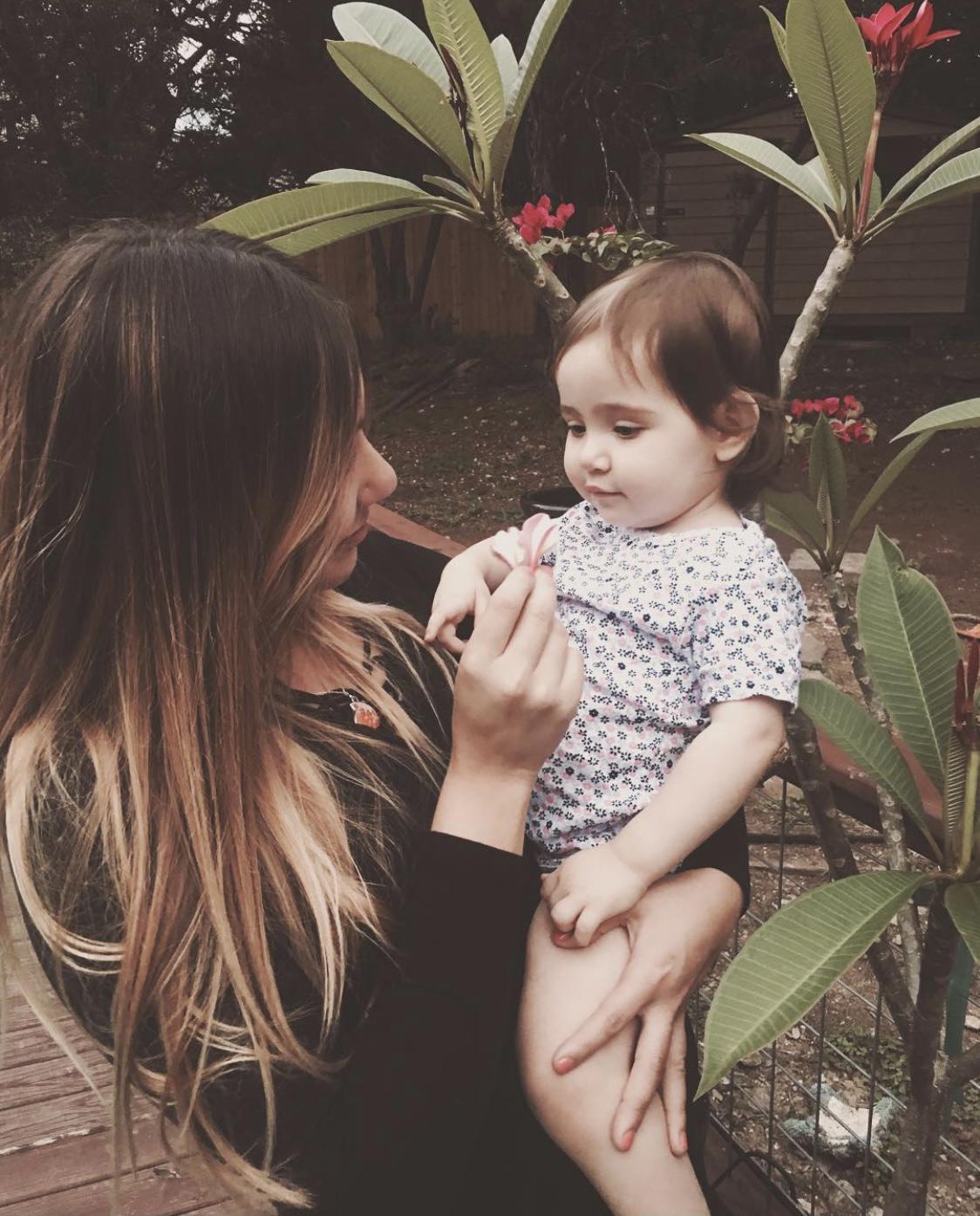 Aunt Jackie with baby Lily 💕