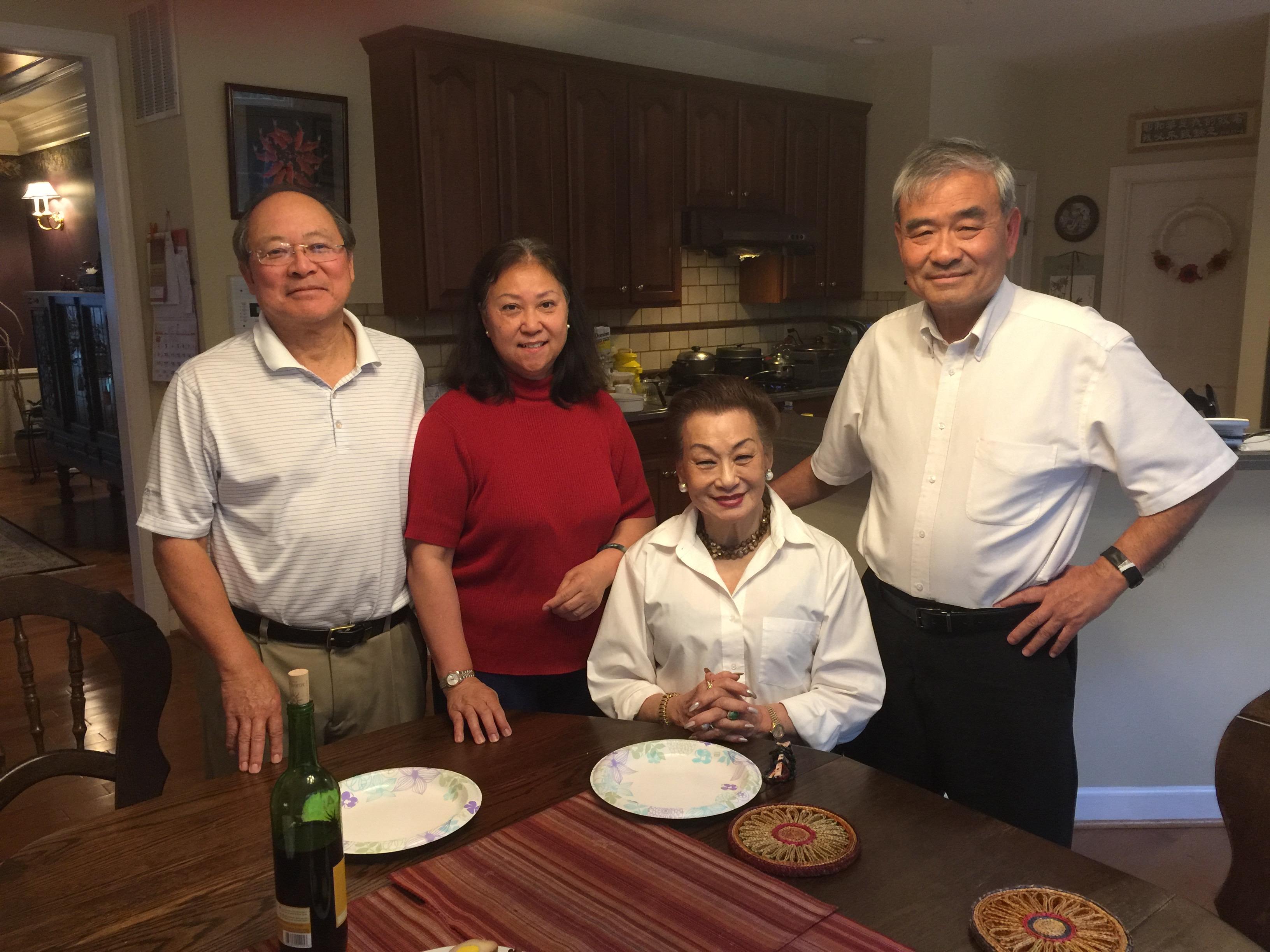 At Mr and Mrs Lui home