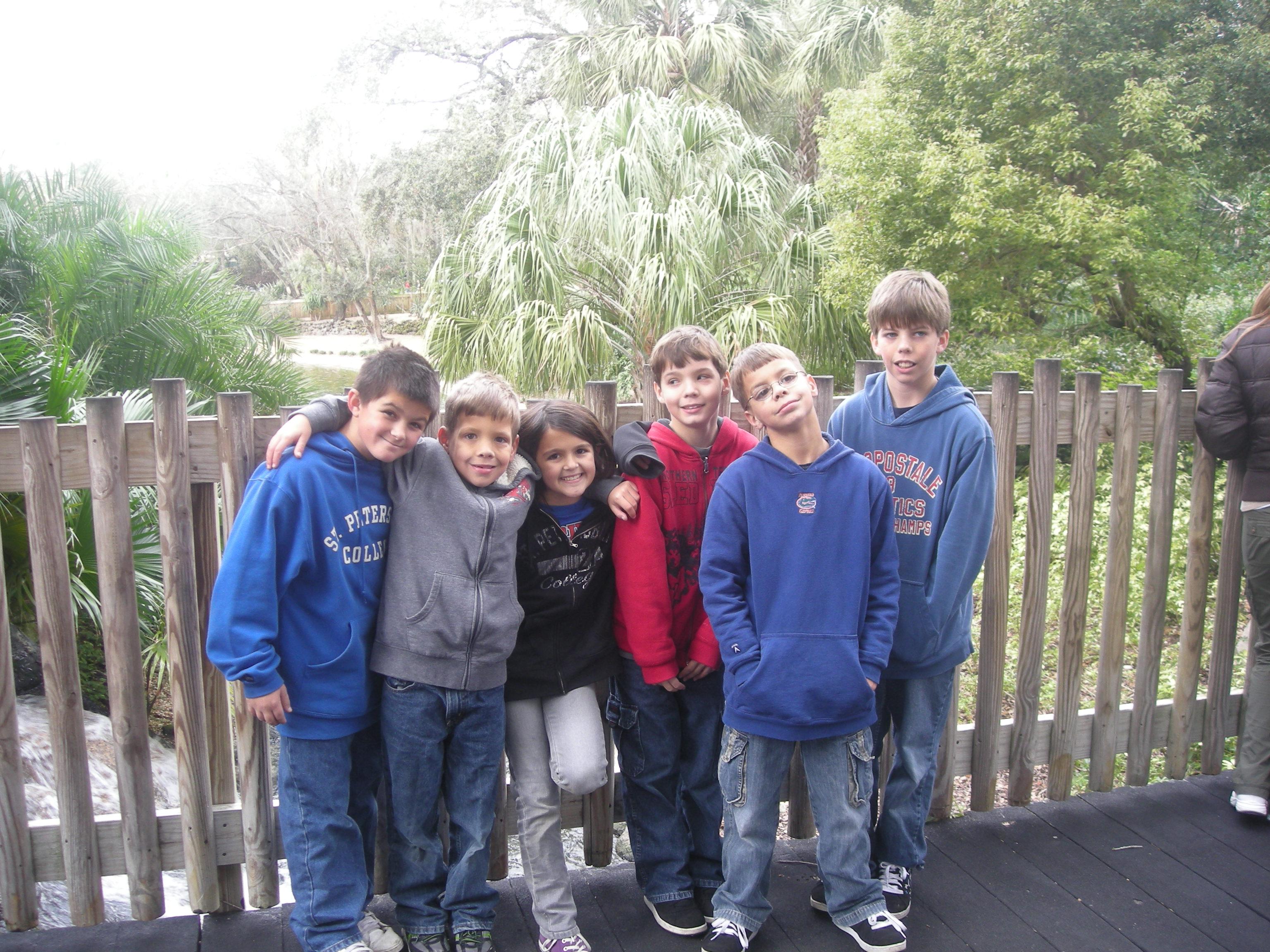 The siblings and cousin Ben