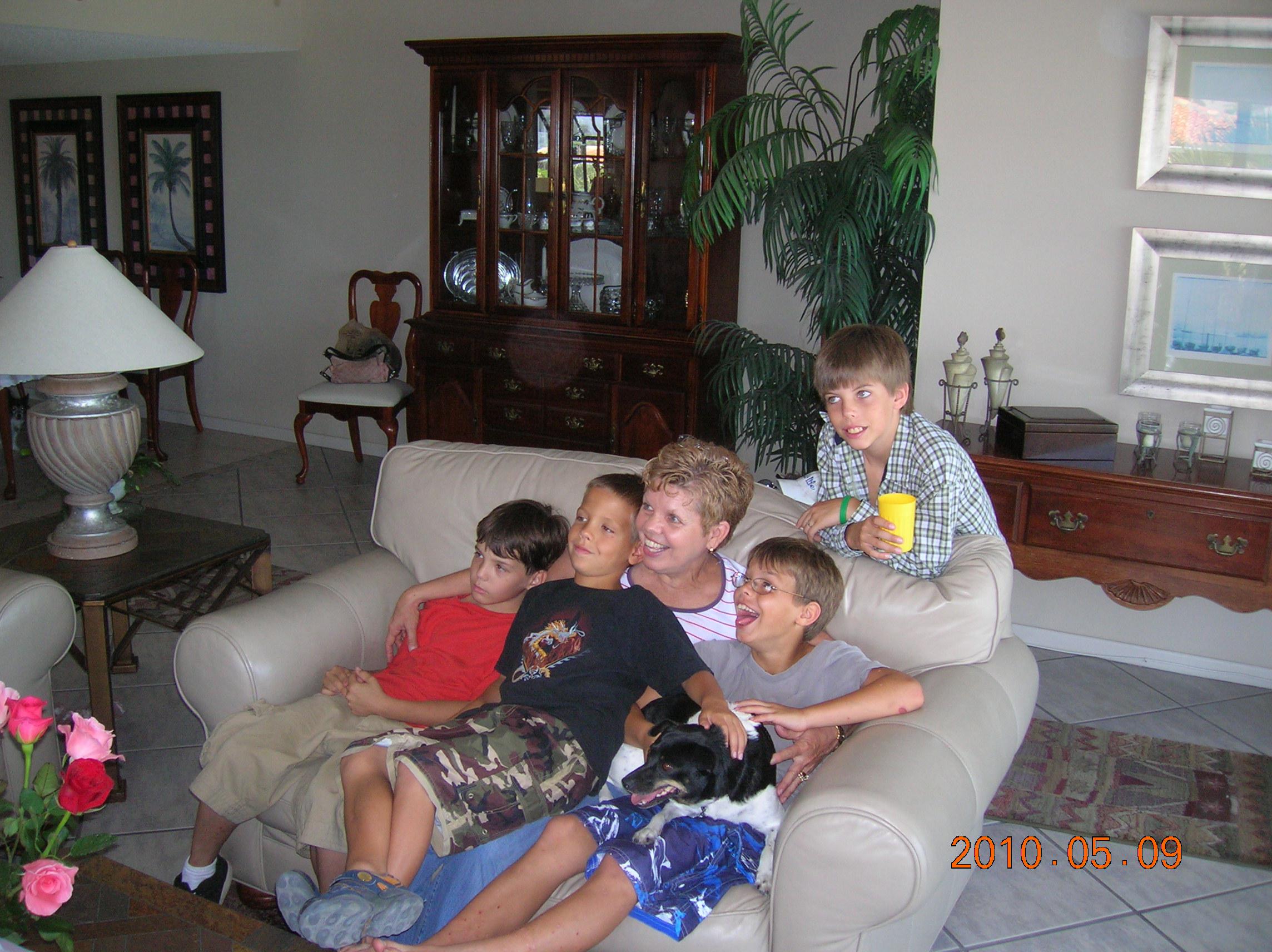 Grammy and the grandsons