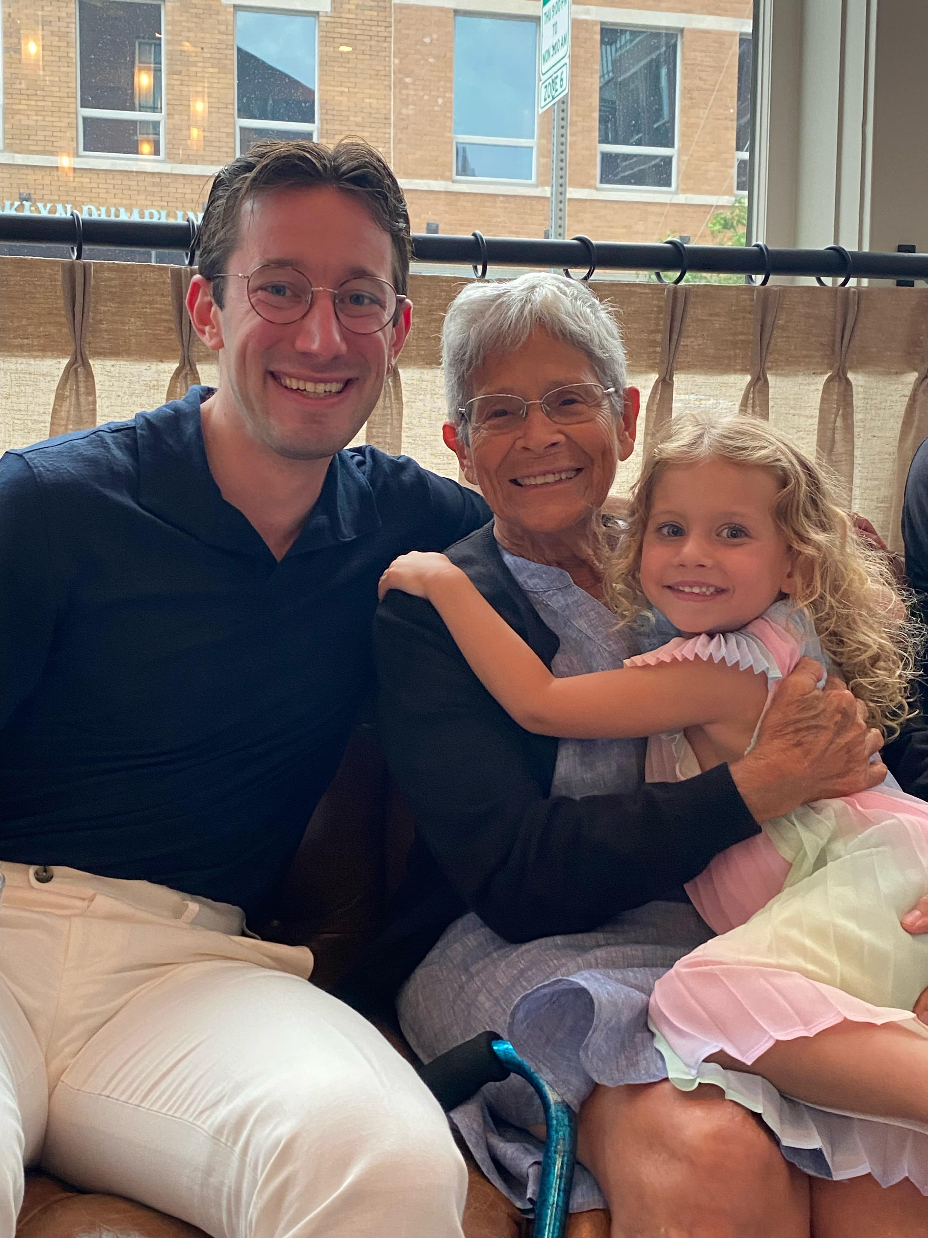Matt enjoying time with Grand…