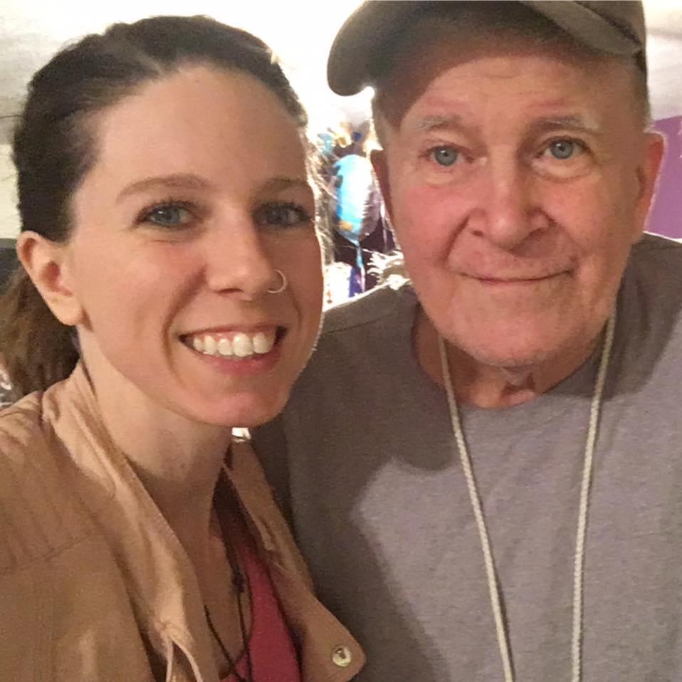 Sarah and Dad.