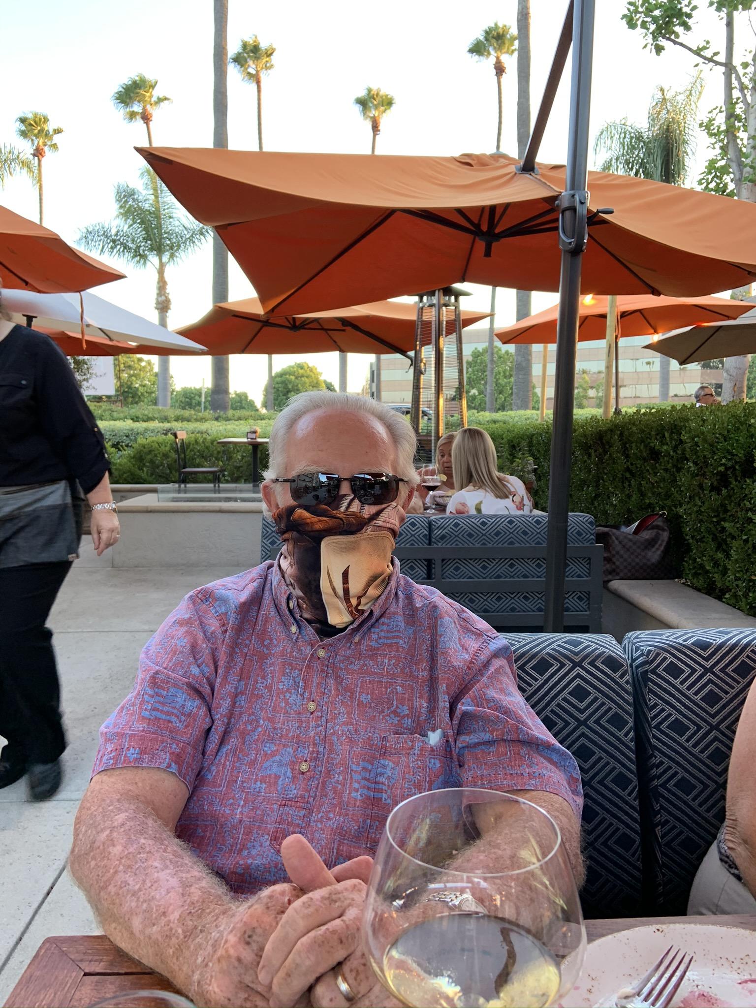 If dad had to wear a mask the…