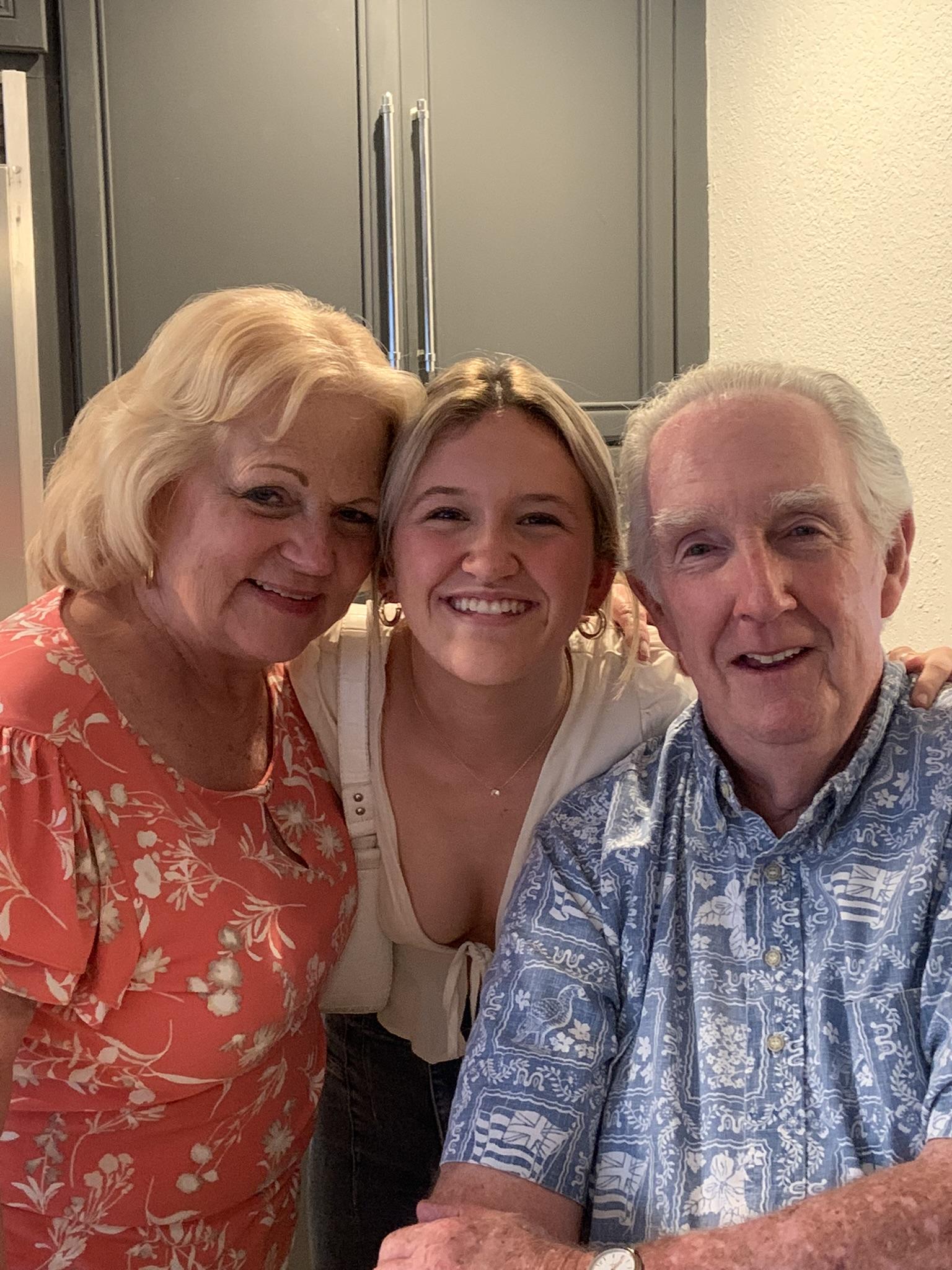 Dad with Diane and granddaugh…
