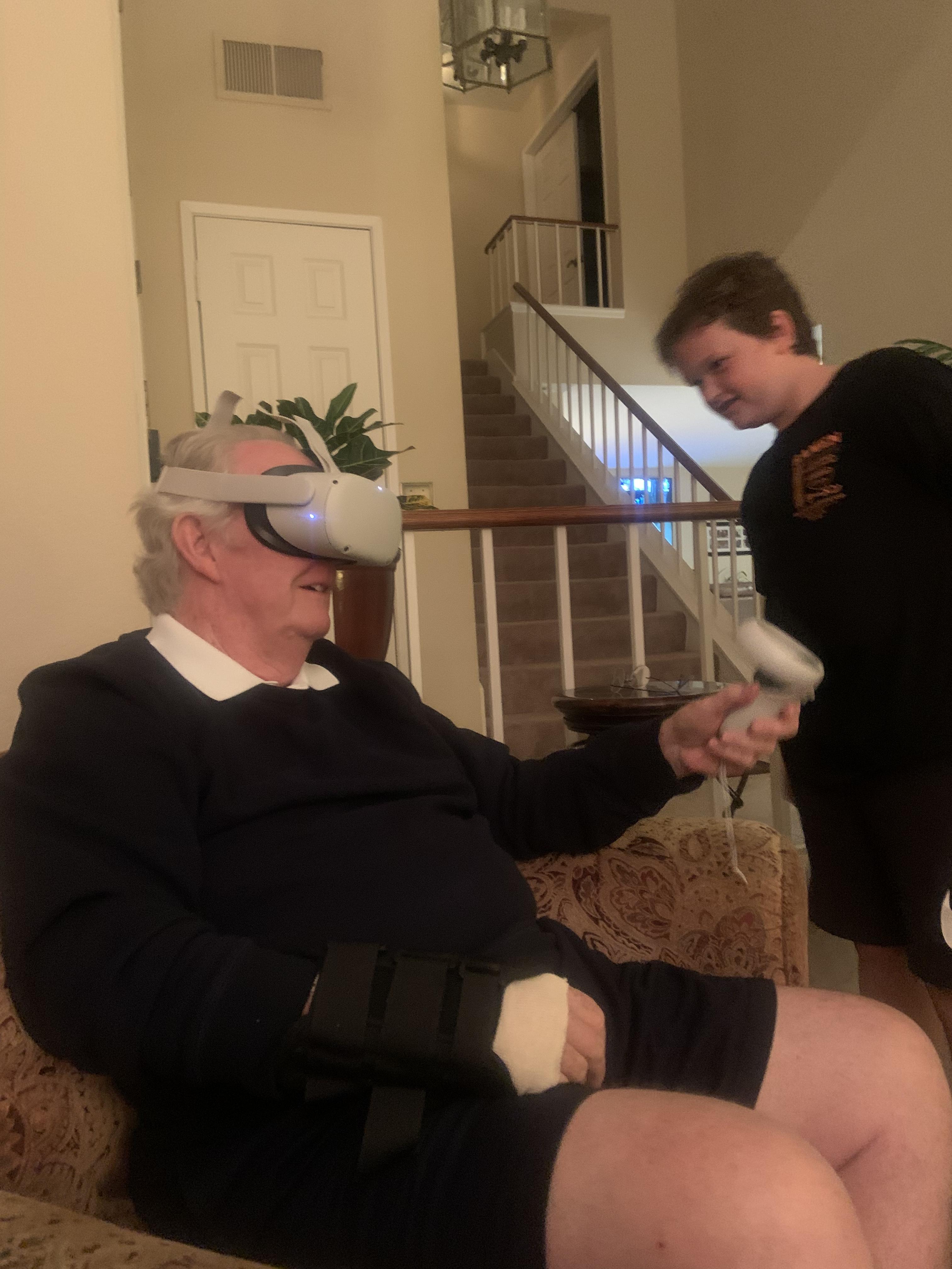 Dad loved the latest in gadge…