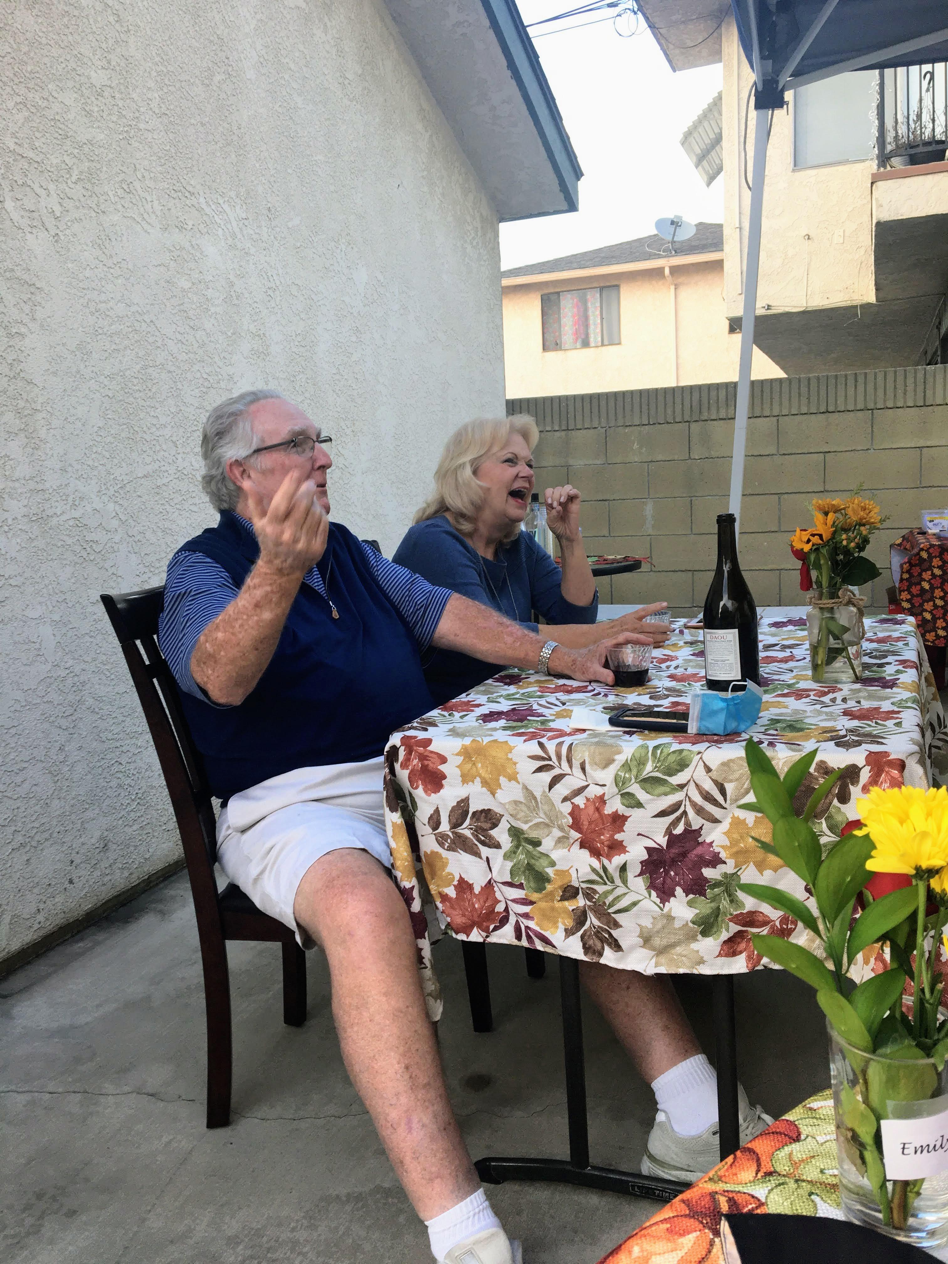 I can hear grandpa giving som…