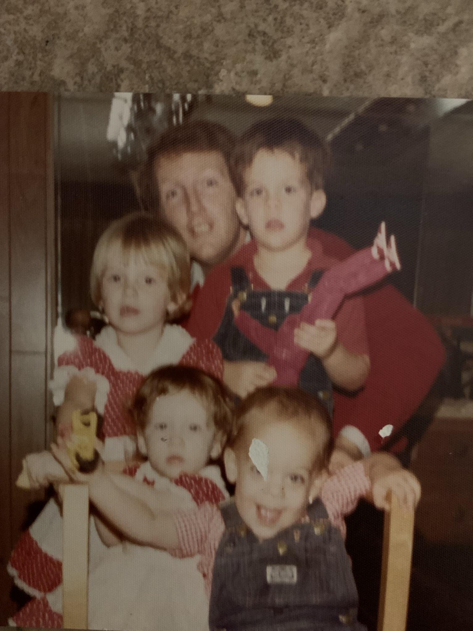 Dad with Lindsey and Allison …