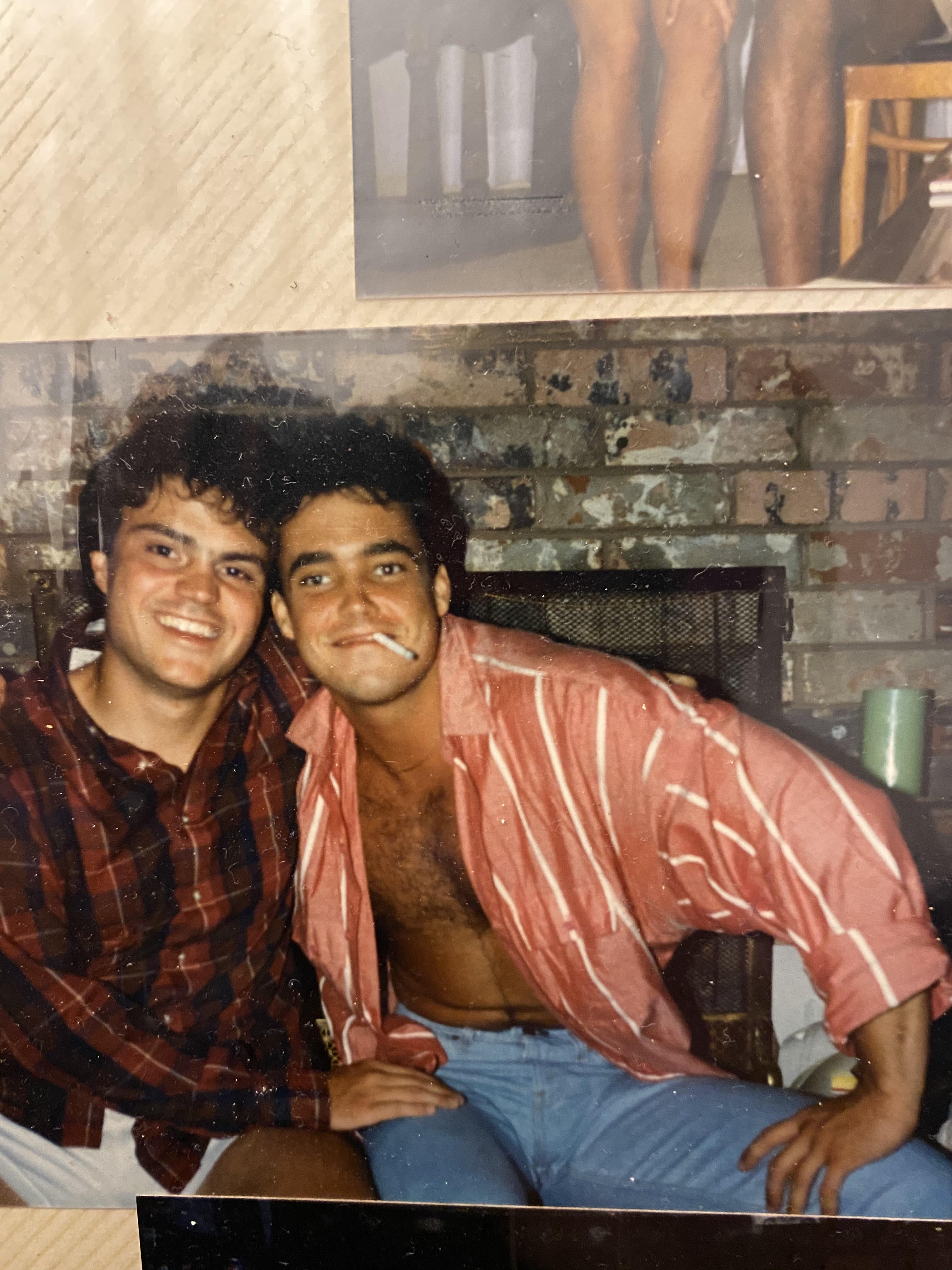 Dad and his best friend, Eric…