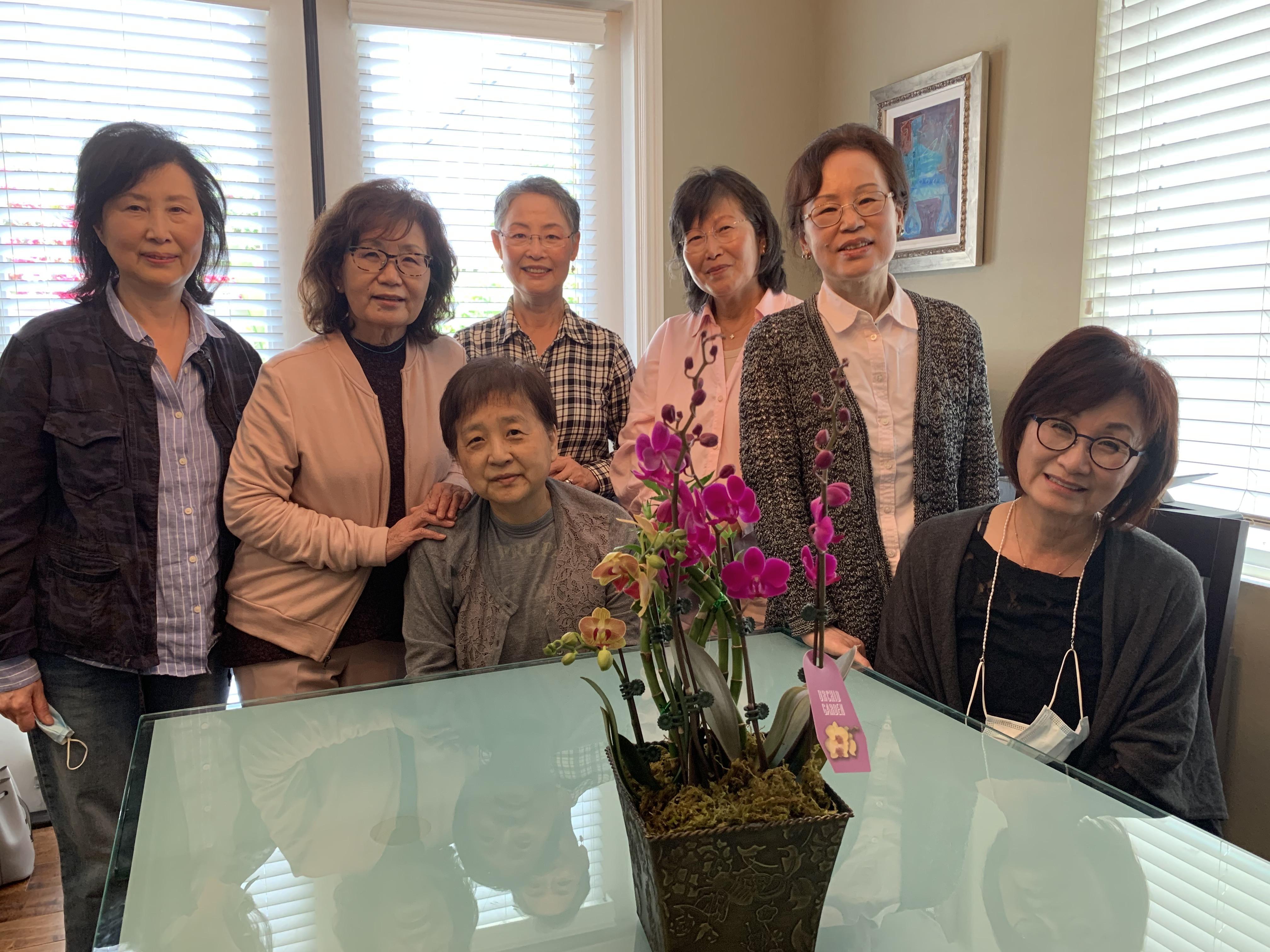 Hee Sook with her Seaside fri…