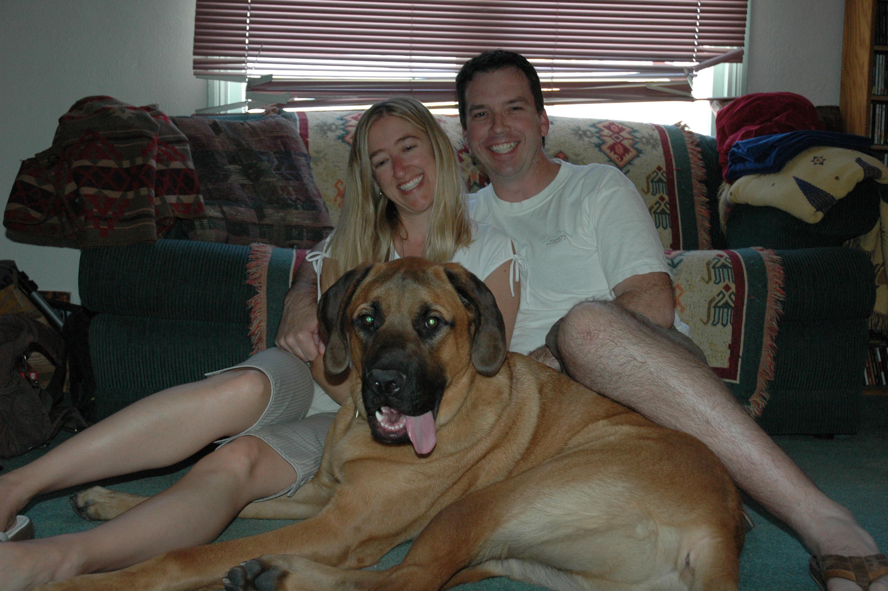 Beth and Jim with Conan in th…