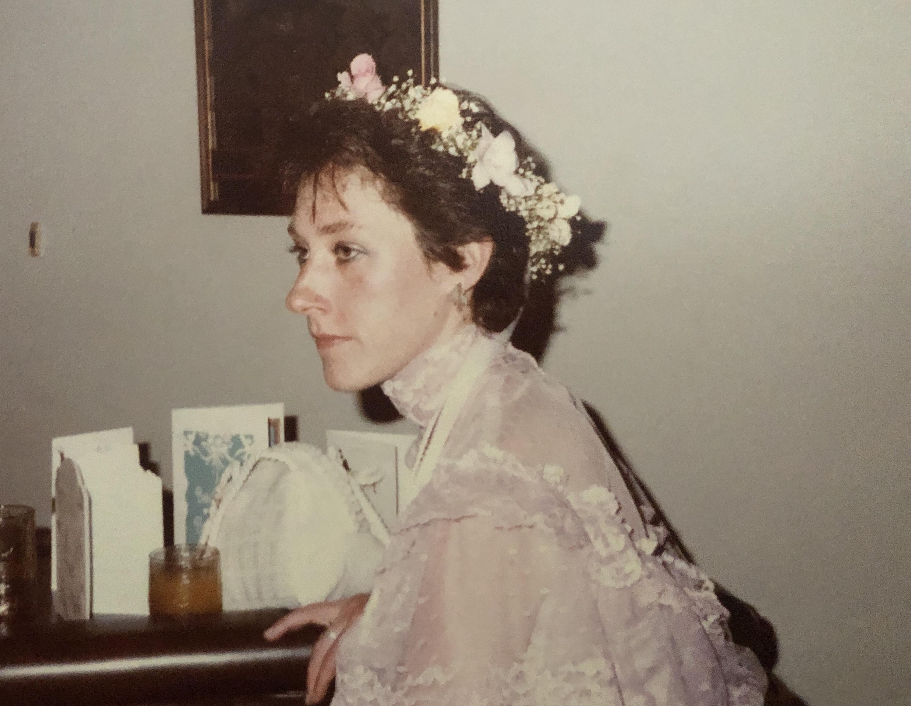 Nancy as Bridesmaid at Deb’s …