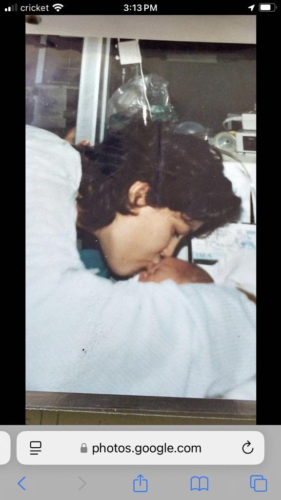 A mother and her first born s…