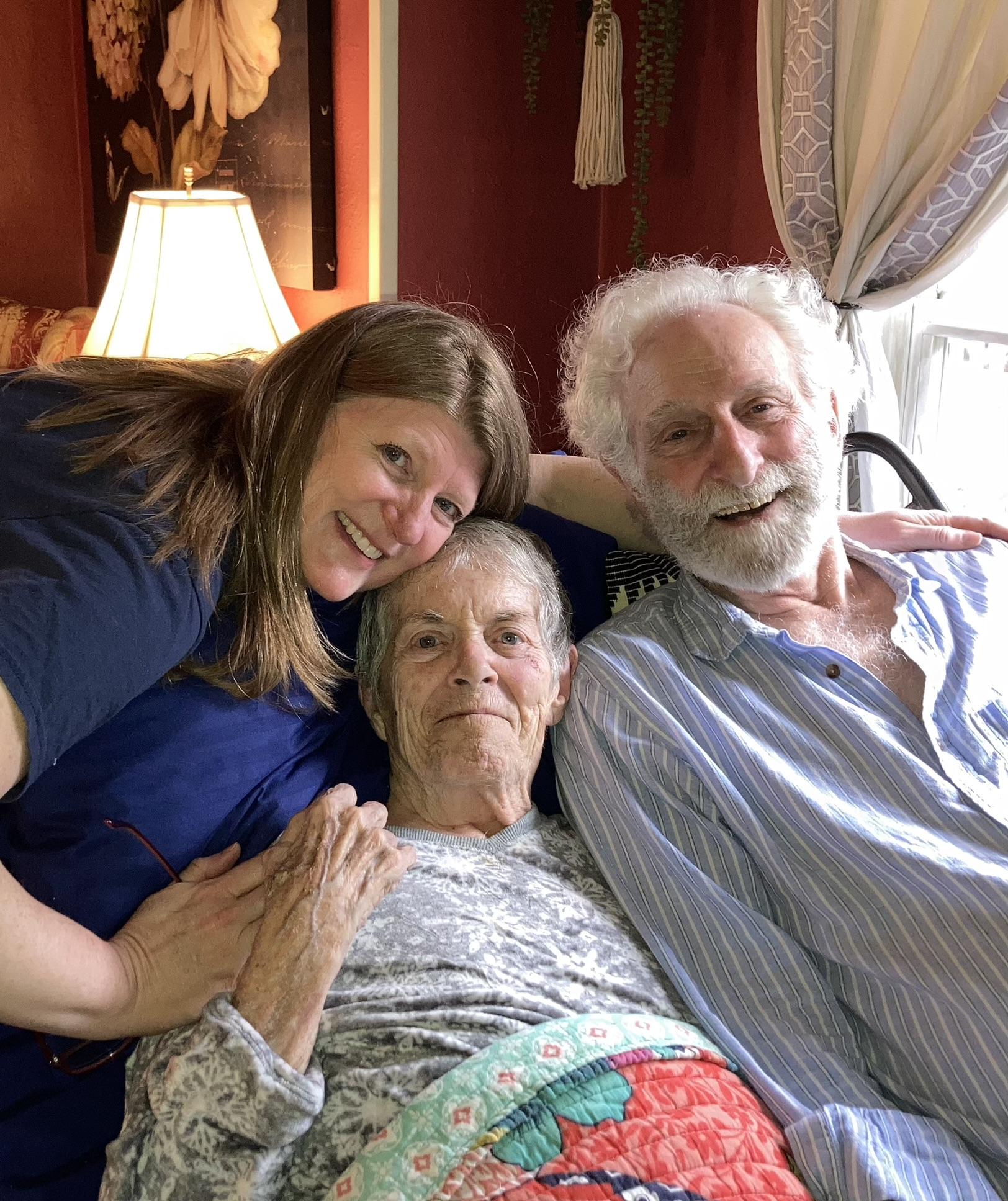 My second mama. Suzy wrapped …