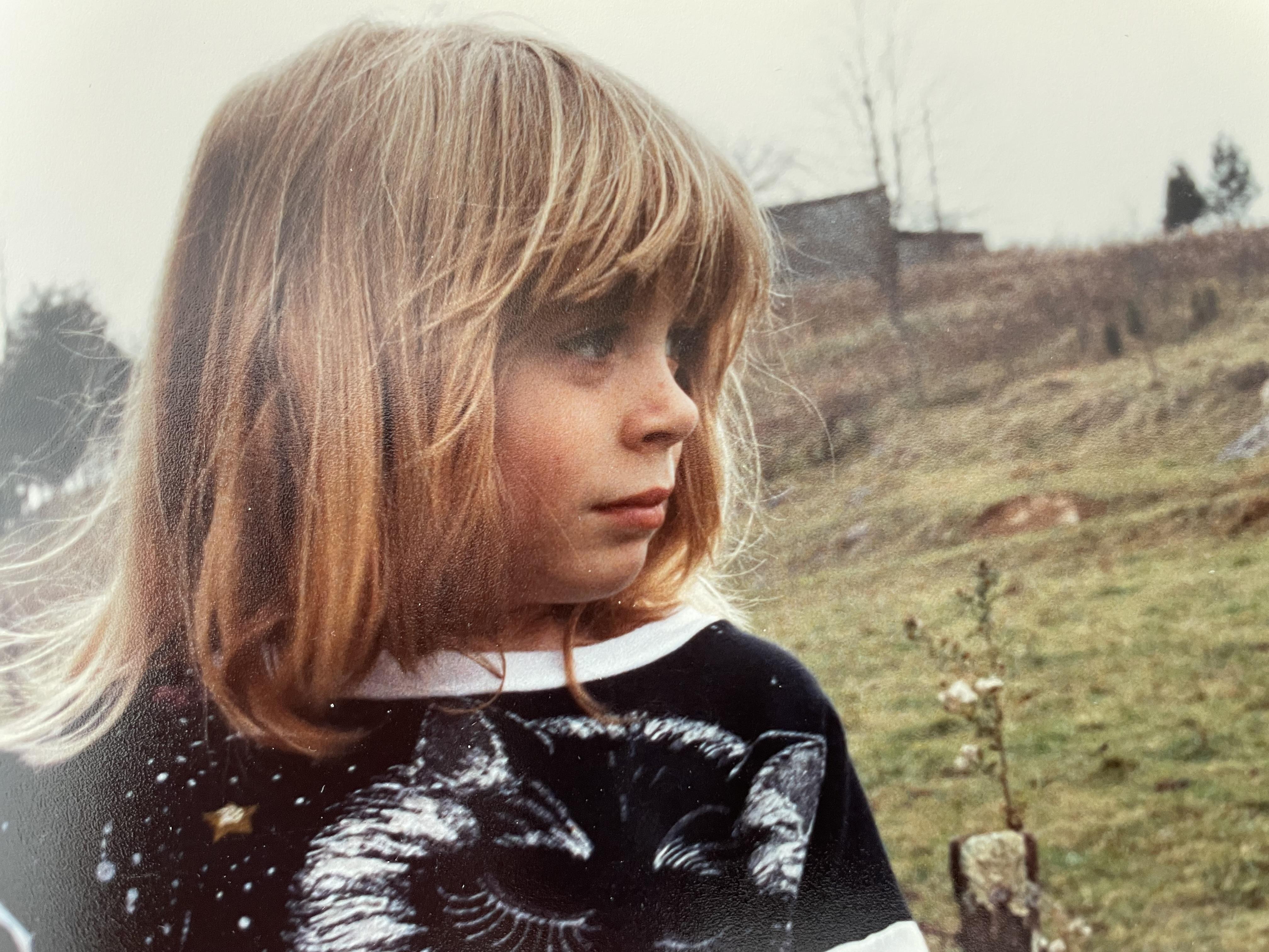 Laura -at the farm.