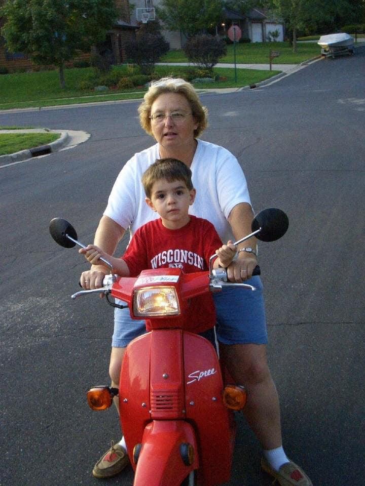 Pam rode this scooter thousan…