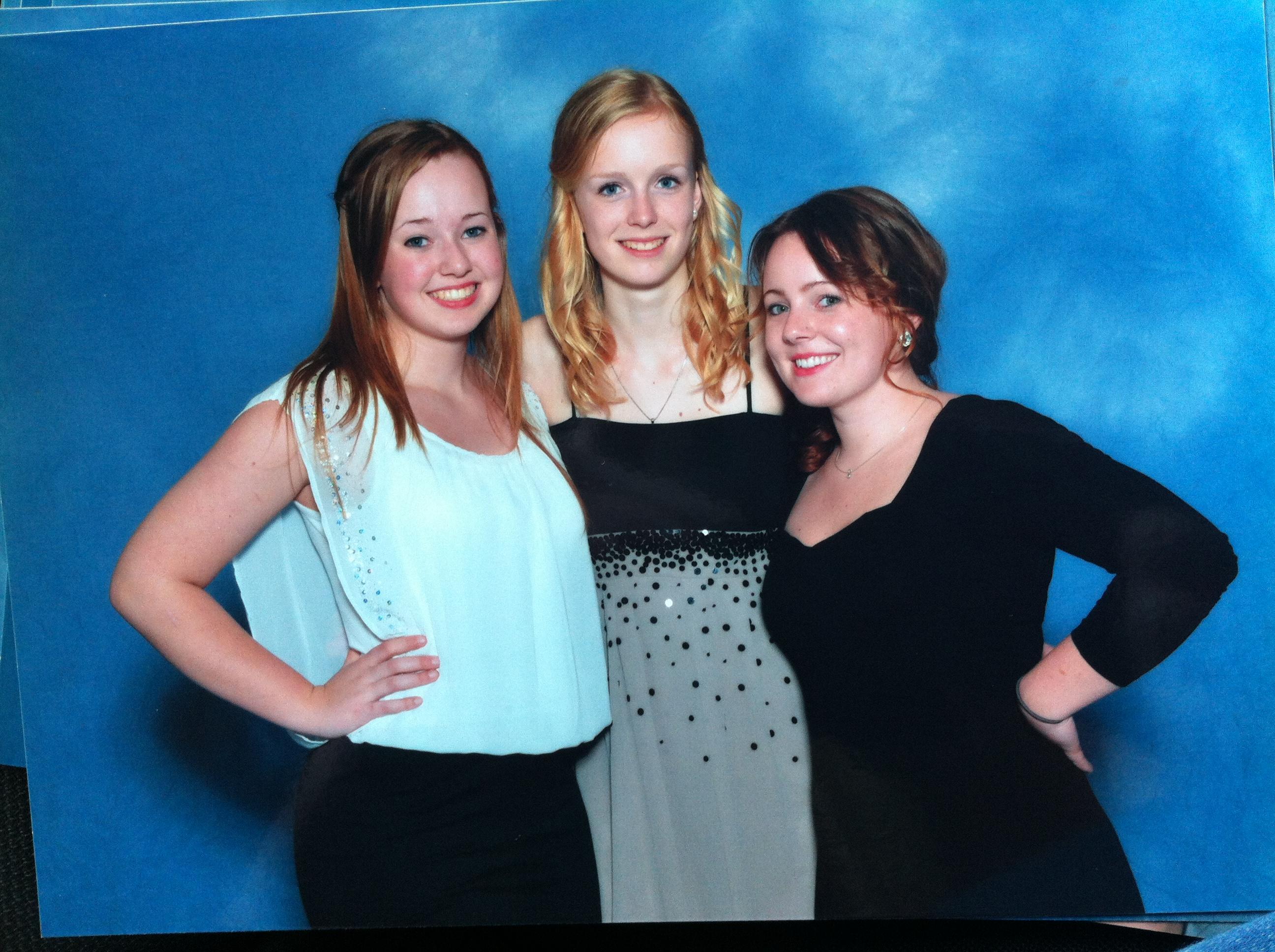 Allie and Erin on german Prom